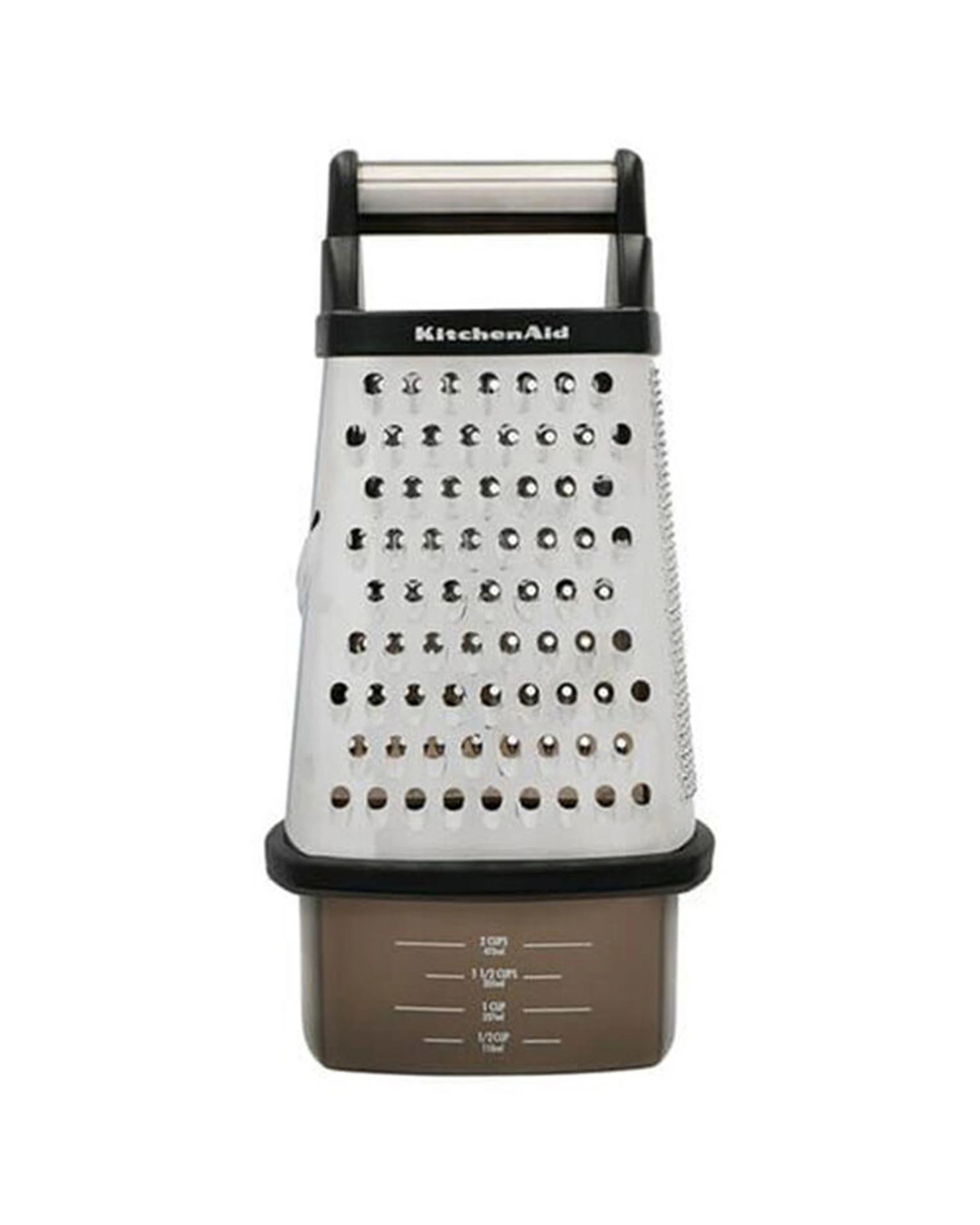 2 KitchenAid 2pc Universal Box Grater With Storage Container - Silver, 2 of 5