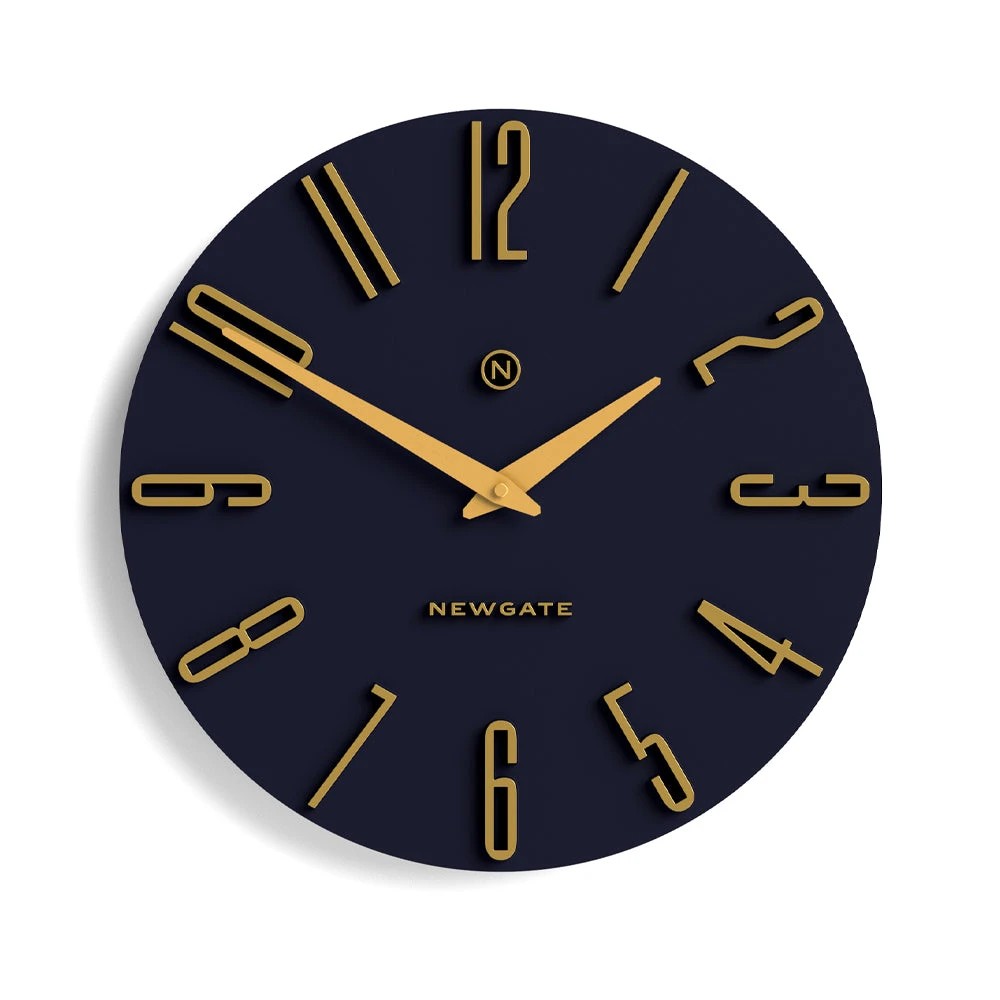 1 Newgate Empire State Wall Clock - Blue, 1 of 4