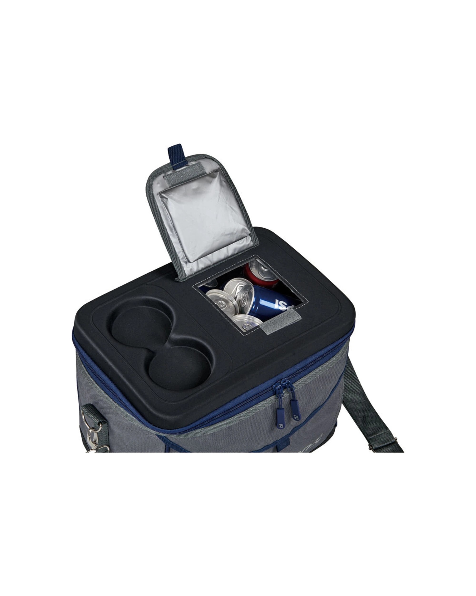 4 Companion 22L Hard Top Polyester Insulated Portable Cooler Bag PE Foam - Grey, 4 of 4