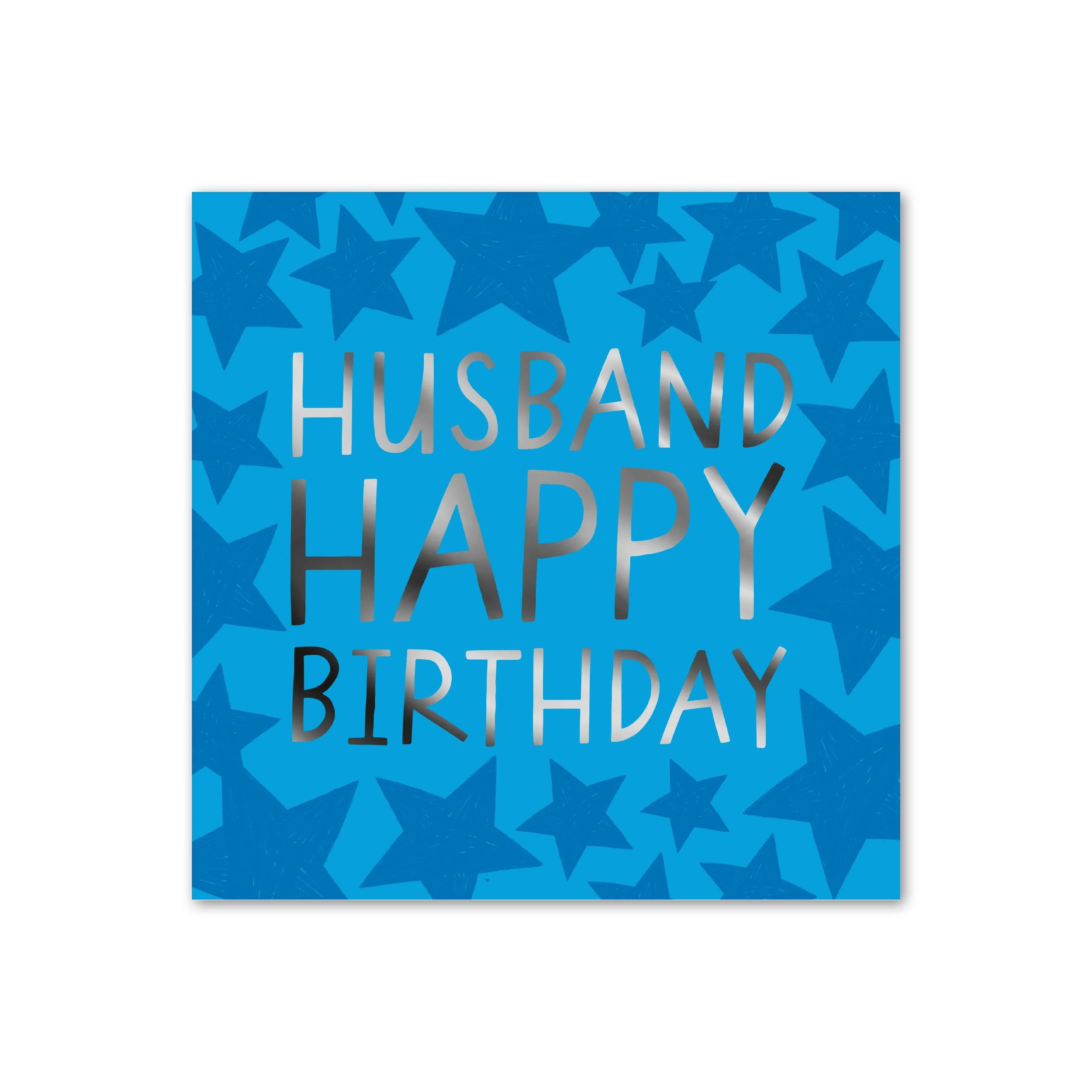 3 Hallmark Birthday Card for Husband - Blue Stars, 3 of 3