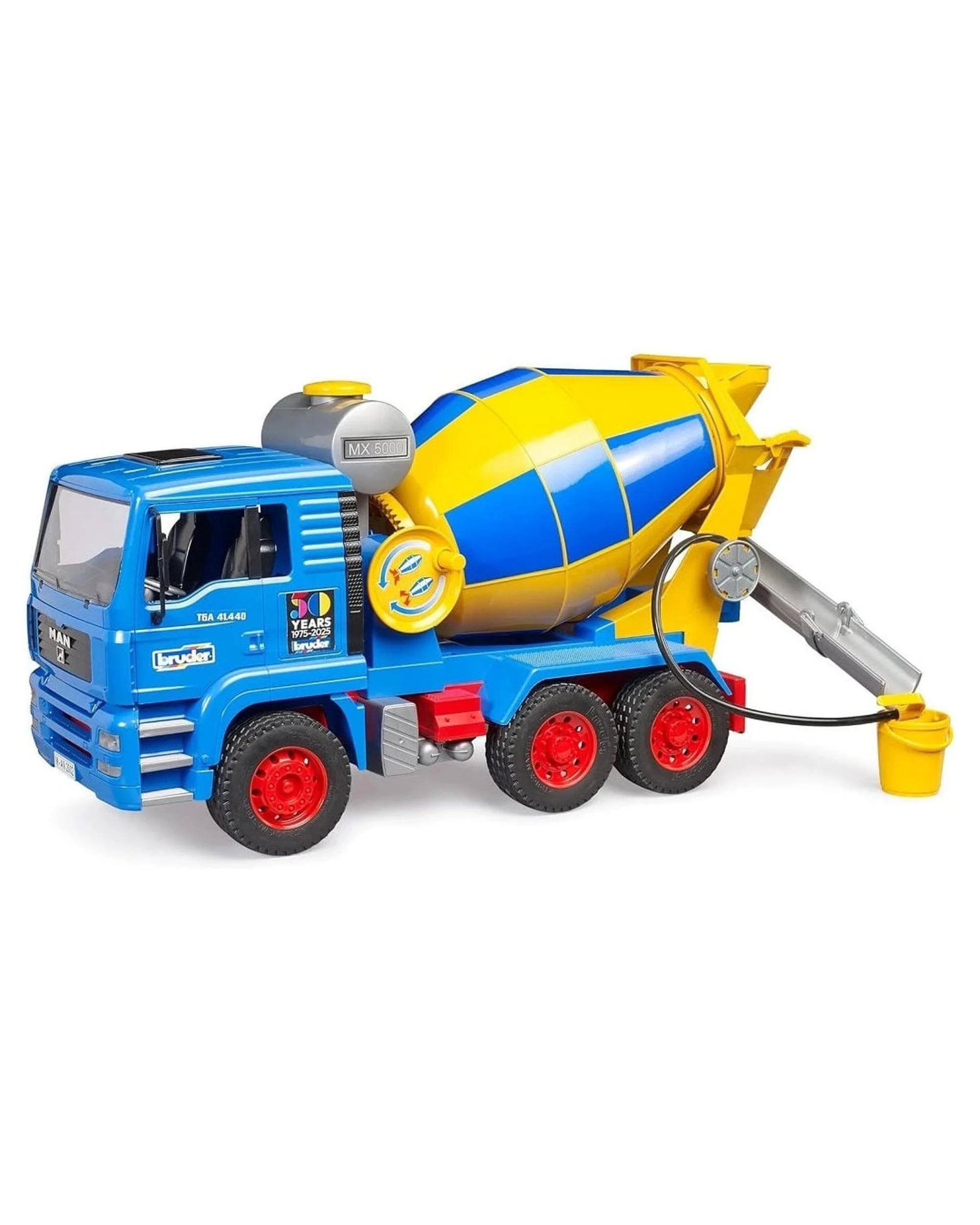 6 Bruder 50th Anniversary Man TGA Cement Mixer Truck, 6 of 6