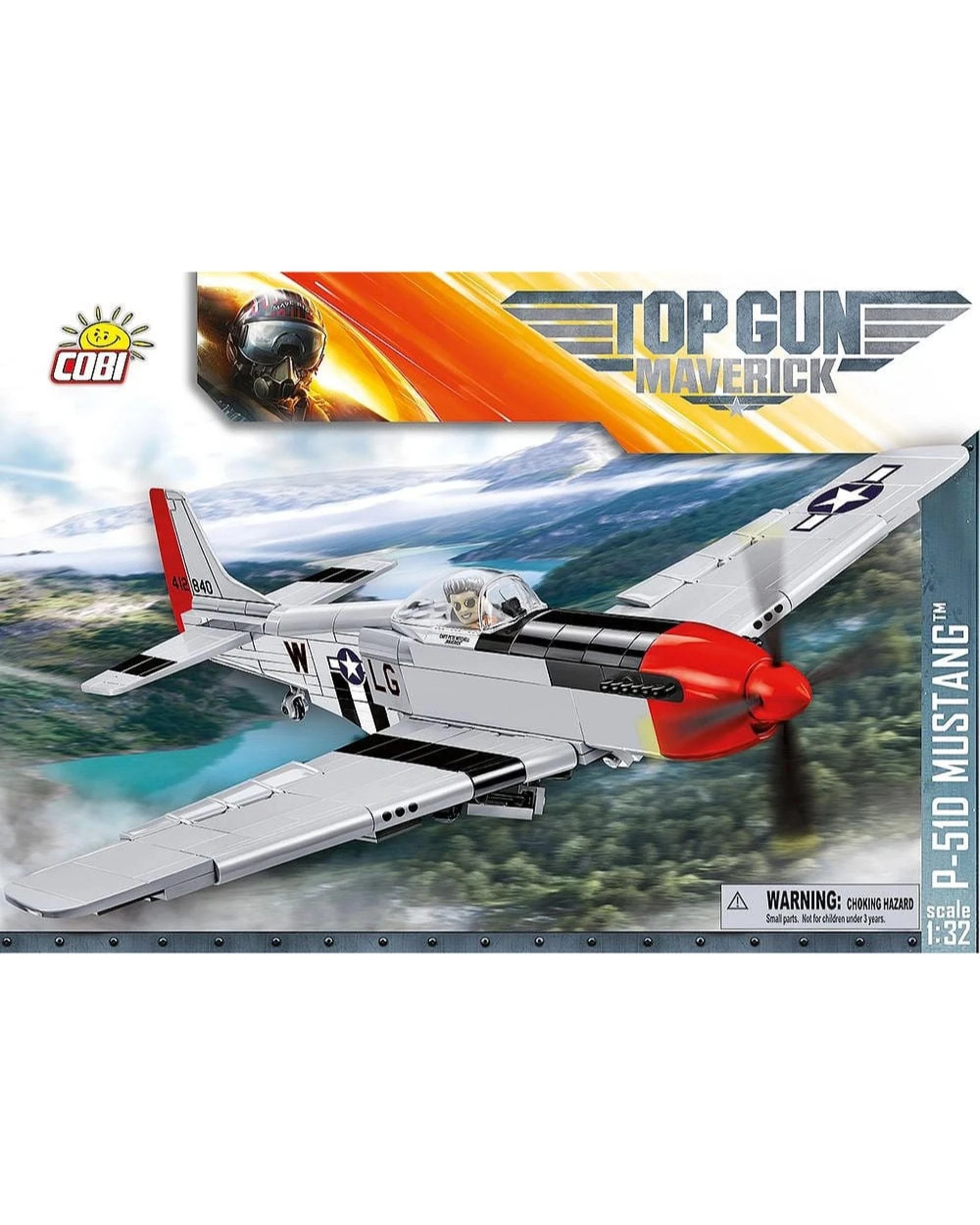 5 COBI Top Gun: Maverick P-51D Mustang 350 Piece Model Kit, 5 of 5
