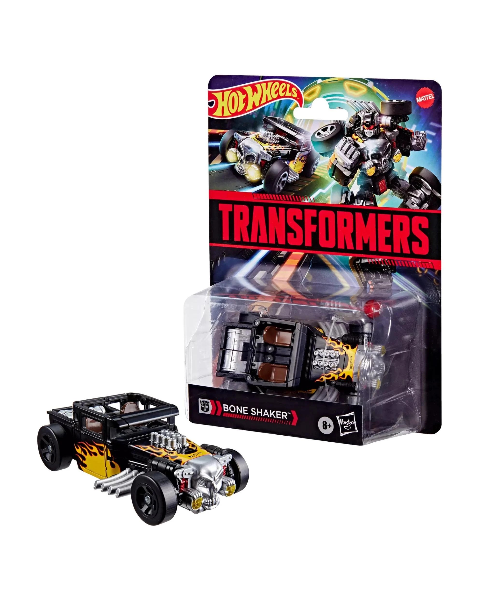 1 Transformers Collaborative Hot Wheels x Transformers Bone Shaker Action Figure, 1 of 10