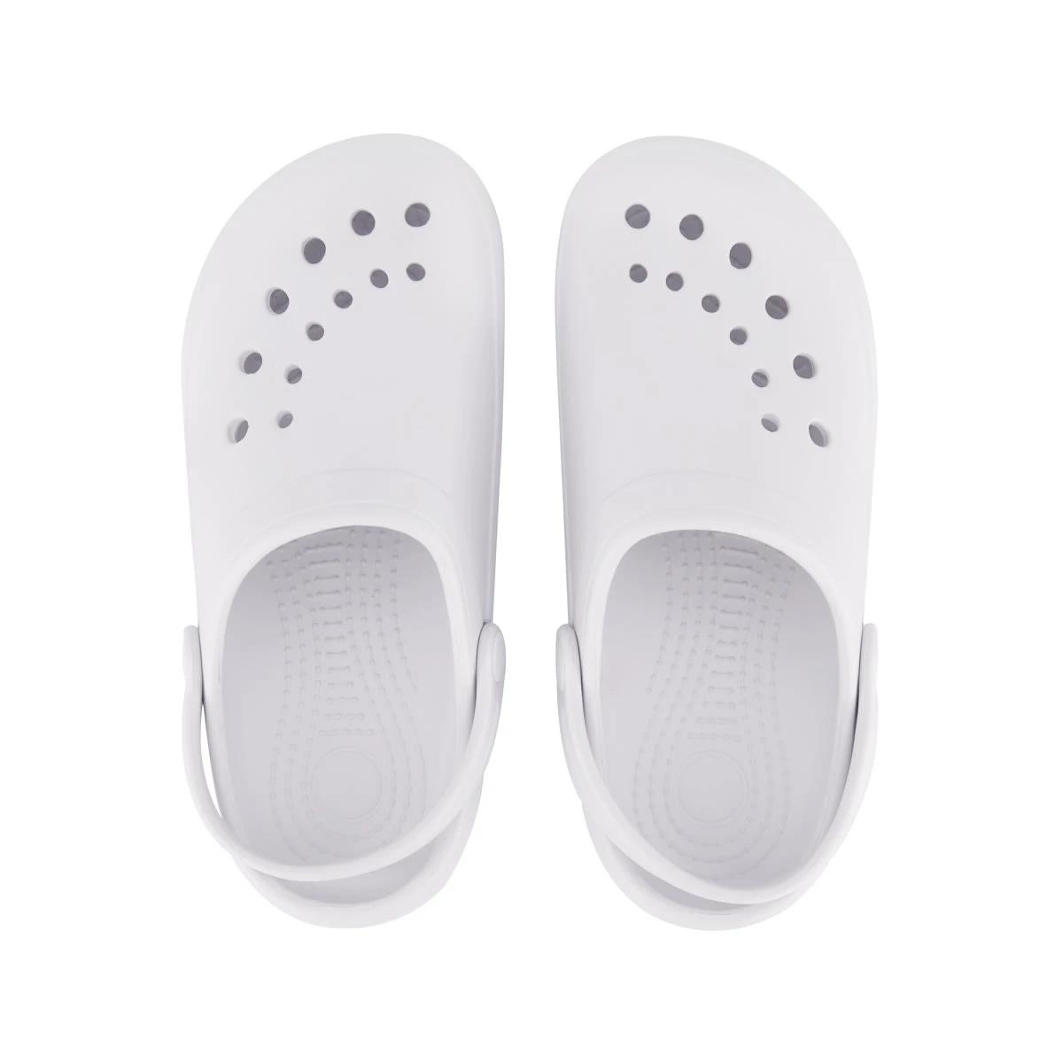 3 Senior Slip-On Clogs White, 3 of 4