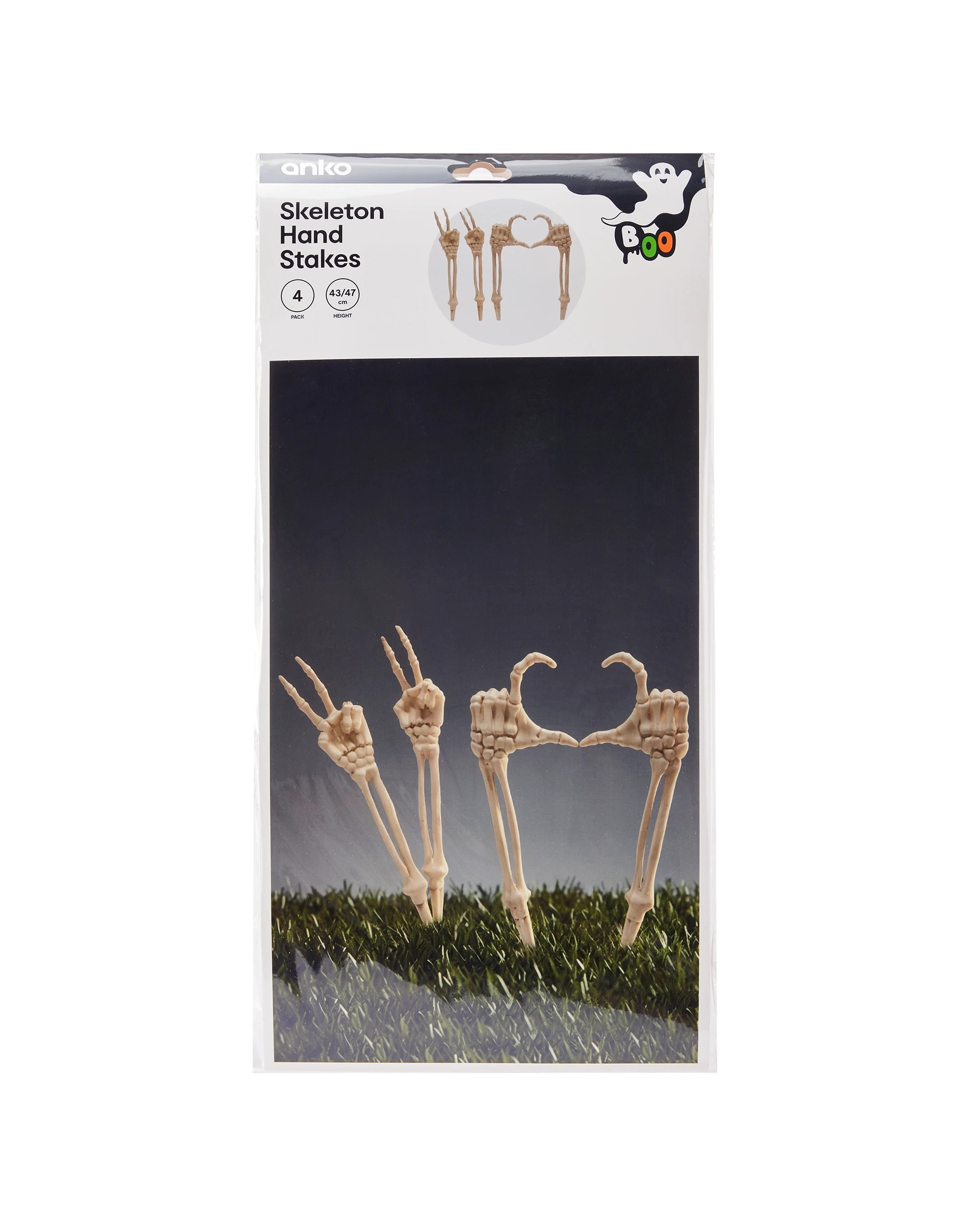 5 4 Pack Skeleton Hand Stakes, 5 of 5