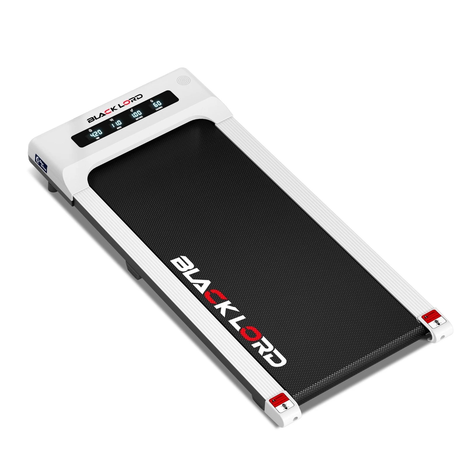 1 Black Lord Treadmill Electric Walking Pad Under Desk Home Gym 40cm Belt - White, 1 of 10