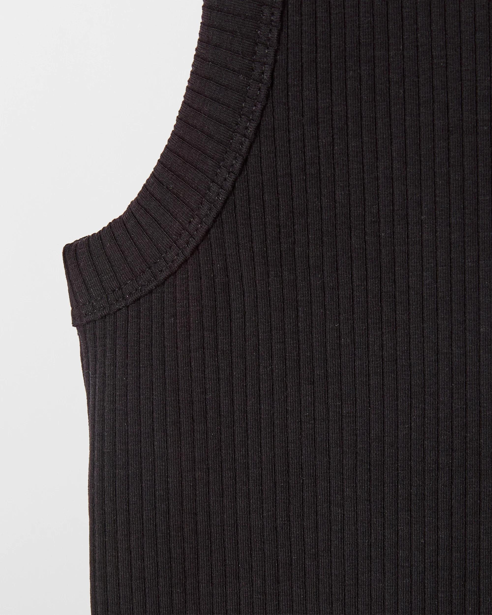 7 Target Australian Cotton Racer Back Rib Tank BLACK, 7 of 7