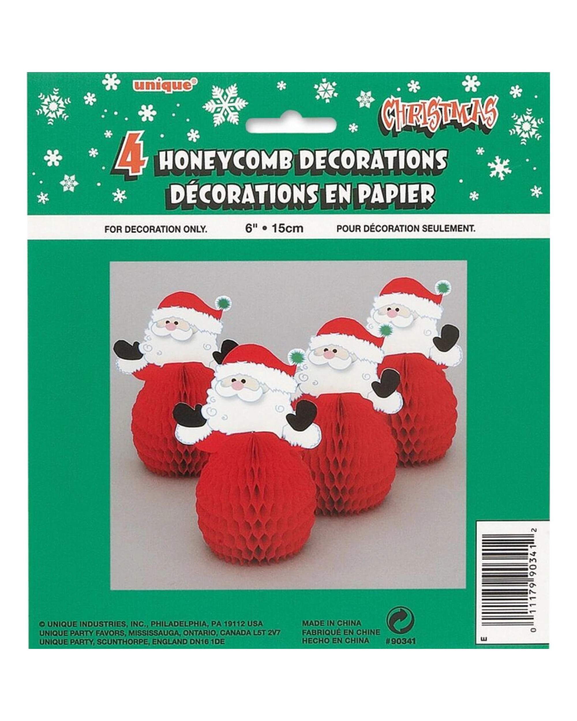 2 Unique Santa Claus Mini Centrepieces Set of 4, 2 of 2