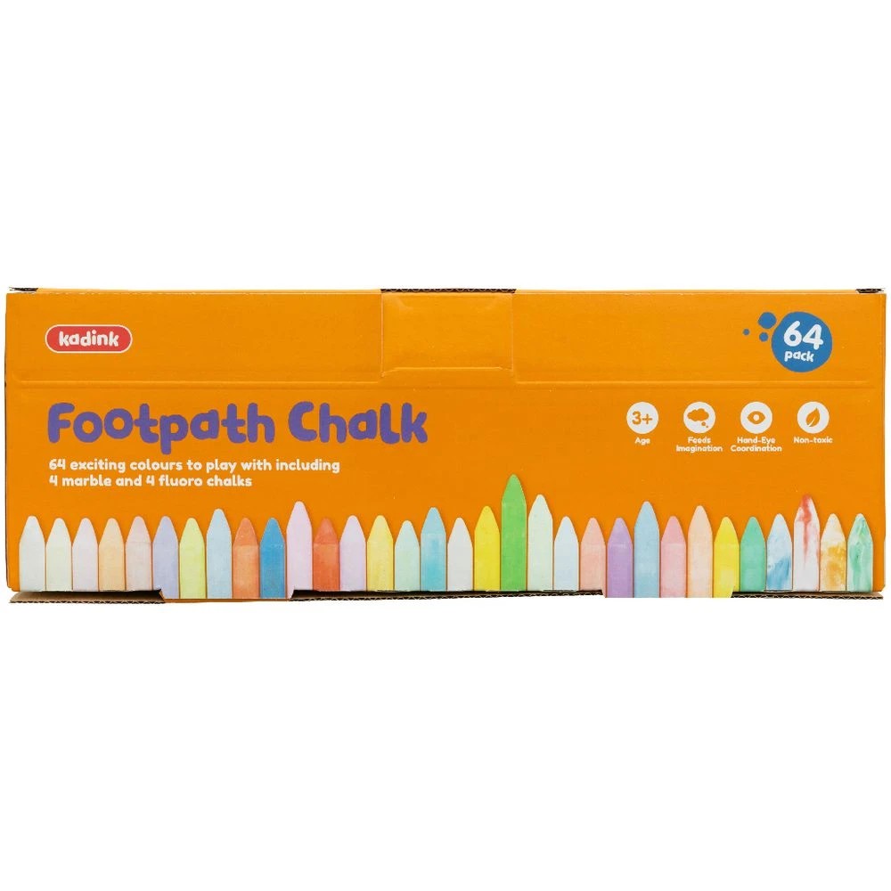 6 Kadink Footpath Chalk 64 Pack, 6 of 6