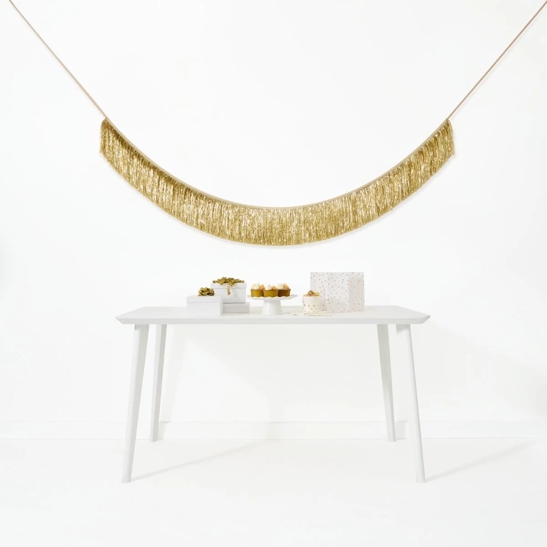 1 Gold Look Tassel Fringe Garland, 1 of 5