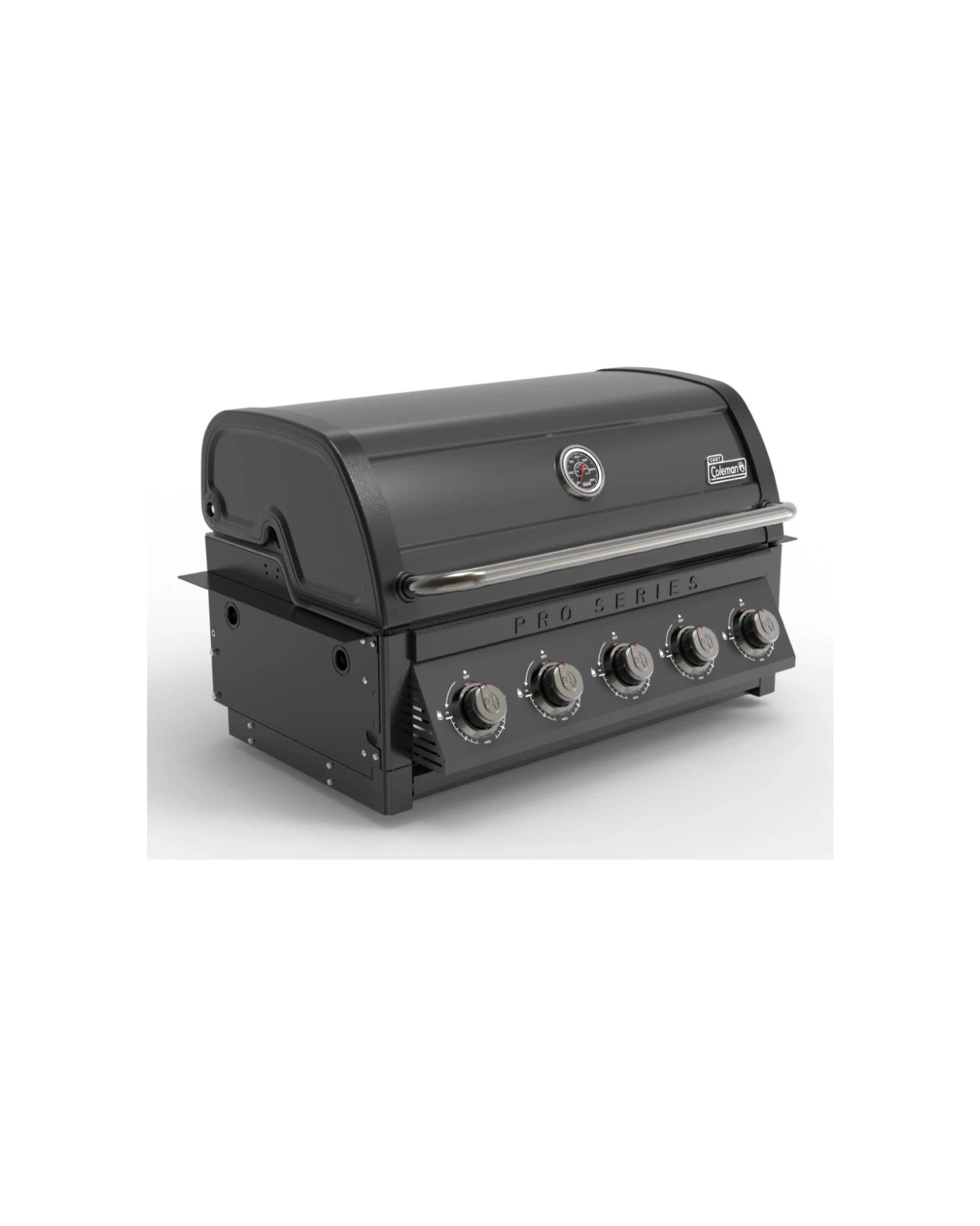 4 Coleman Pro Series 5-Burner Built-In BBQ Matte - Black, 4 of 8