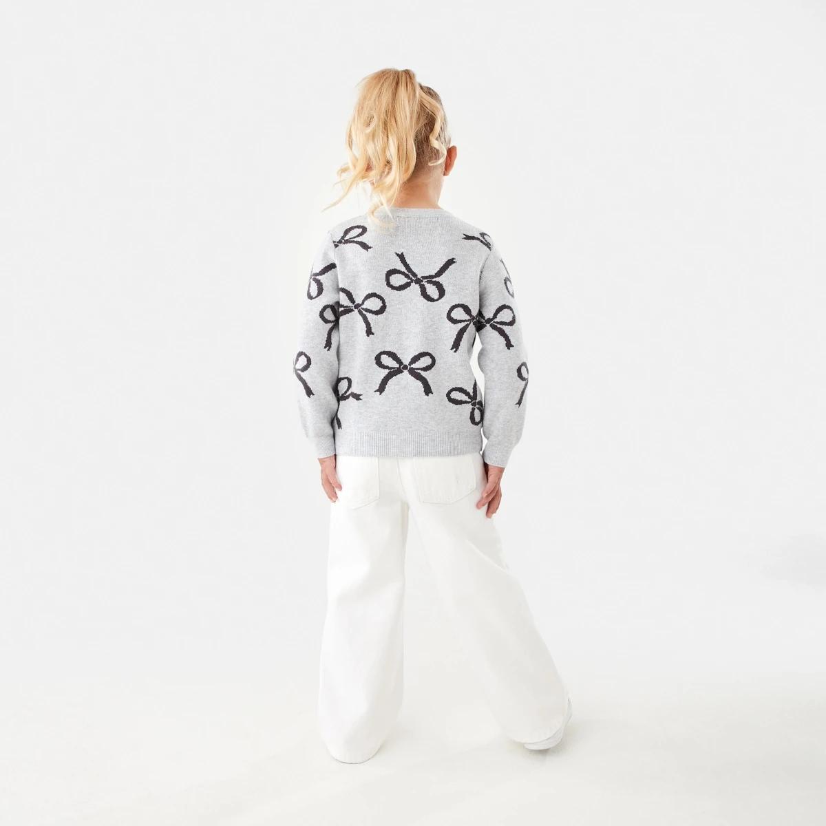 6 Jacquard Knit Jumper Bow, 6 of 8