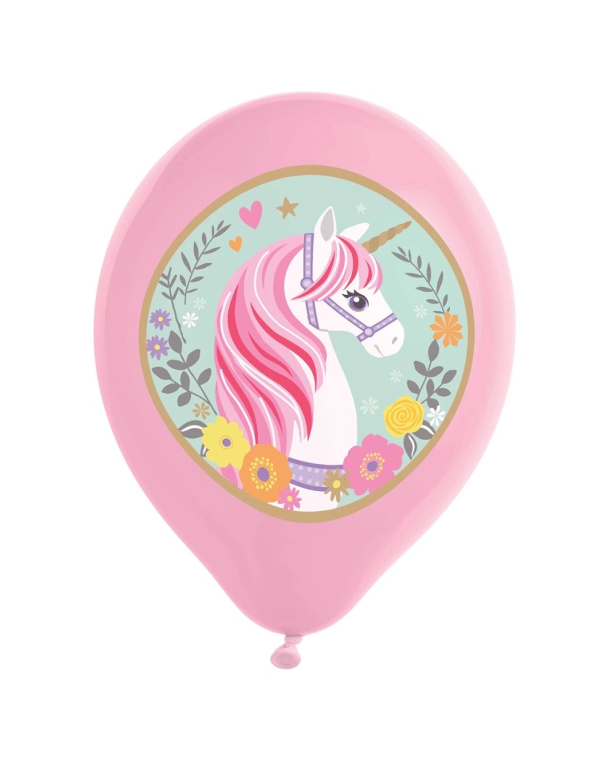 1 Anagram 5pc Magical Unicorn Balloons Kids Birthday Party Celebration Decor - Multi, 1 of 1