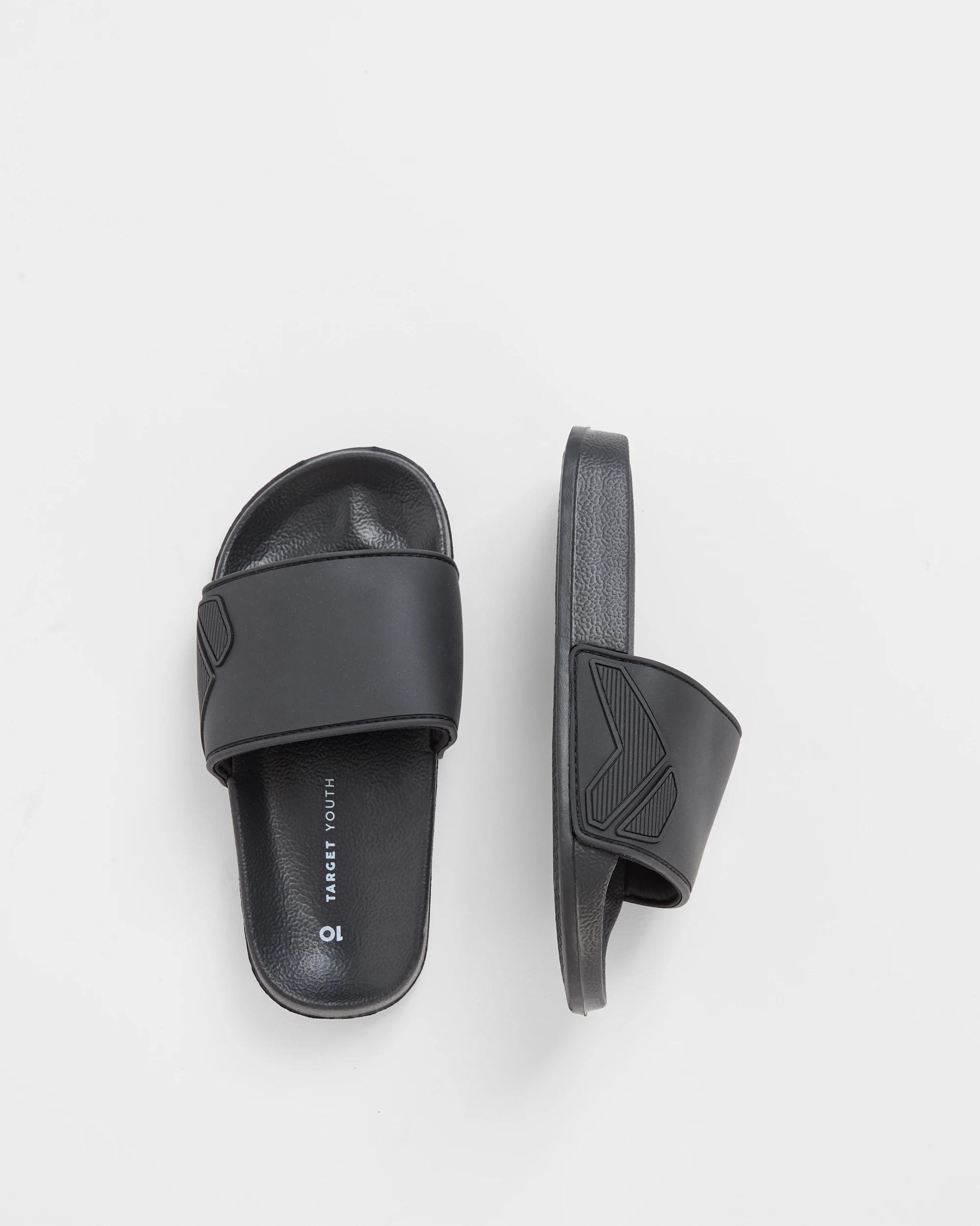 3 Target Youth Basic Comfort Slides BLACK, 3 of 3
