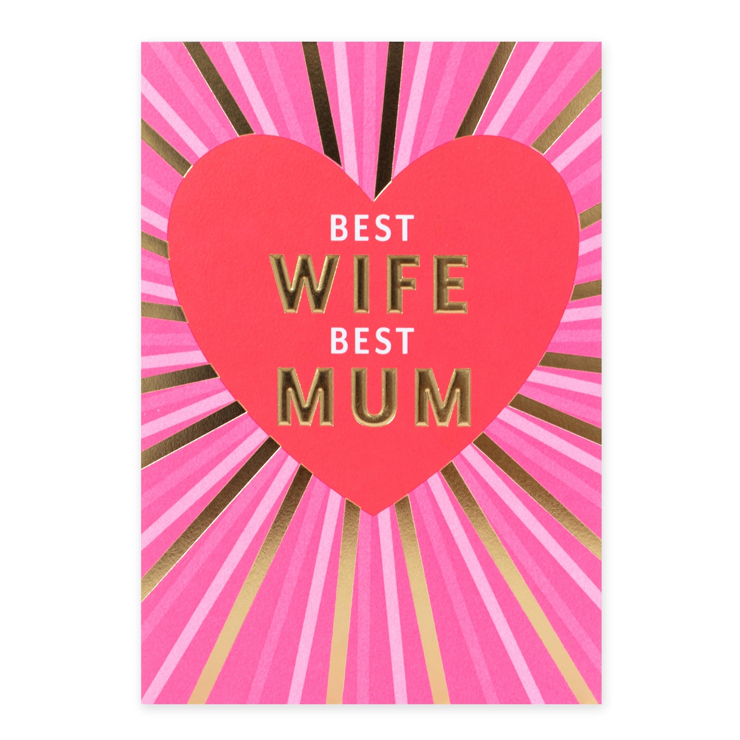 1 Hallmark Card - Best Wife Best Mum, 1 of 3