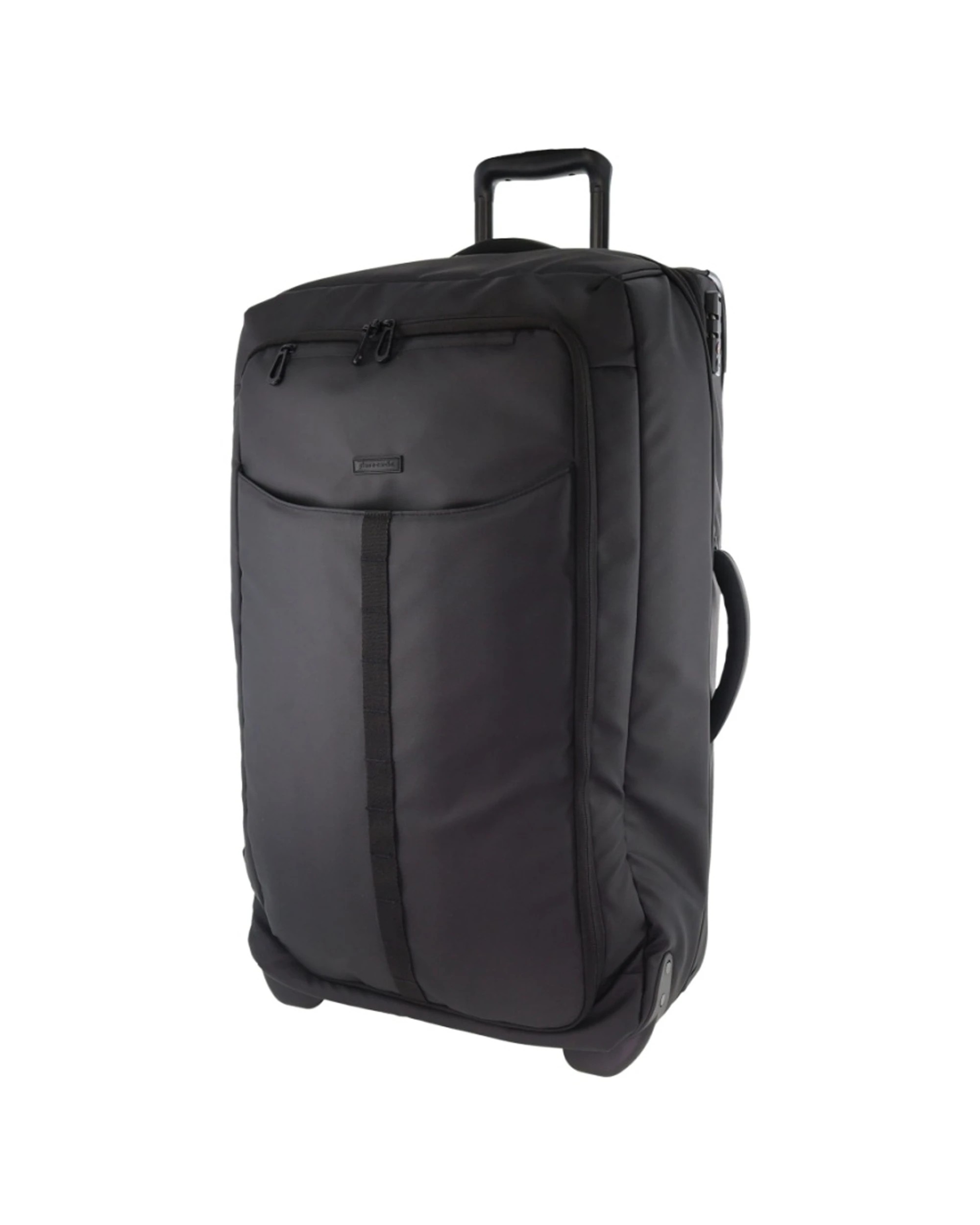 1 Pierre Cardin 4 Wheel Large Soft-Shell Travel Trolley Case Luggage 72cm - Black, 1 of 4