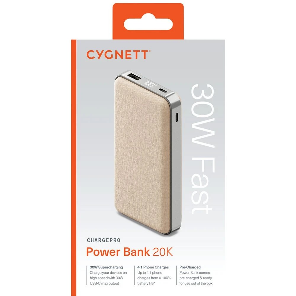 6 Cygnett ChargePro Powerbank 20,000mAh Champagne, 6 of 6