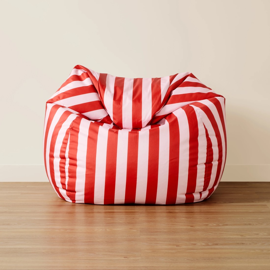 1 Stripe Bean Bag - Red, 1 of 6