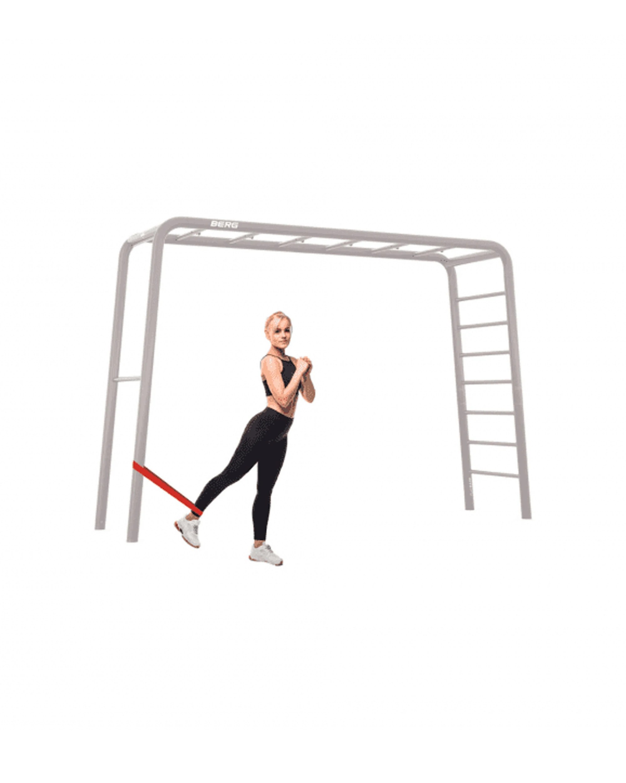 4 BERG Playbase Outdoor Resistance Rubber Bands 100x9cm Set Of 3 Exercise - Multi, 4 of 4