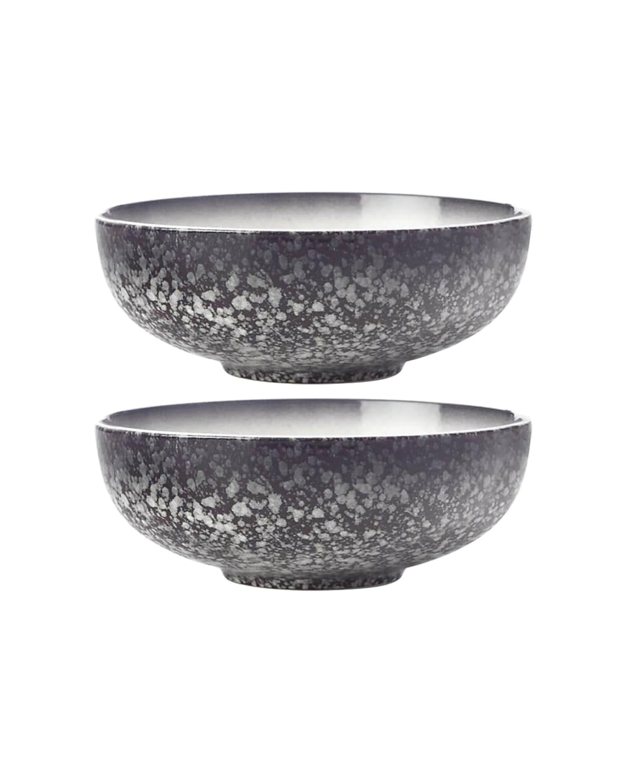 1 Maxwell & Williams 2x Porcelain Caviar Coupe Bowl Dinnerware Granite Set 19x7cm - Multi, 1 of 2