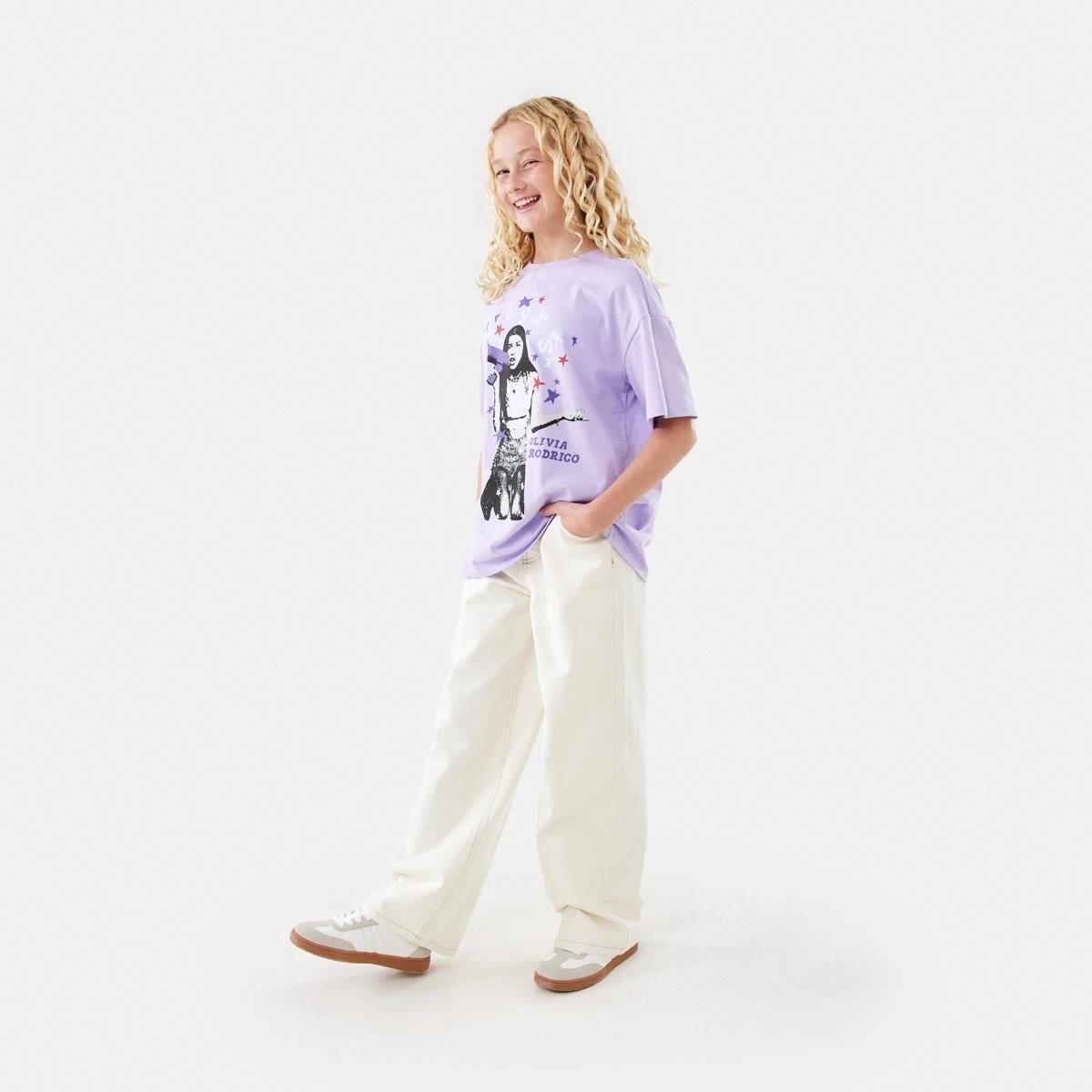 3 Wide Leg Elastic Jeans CHALK, 3 of 6