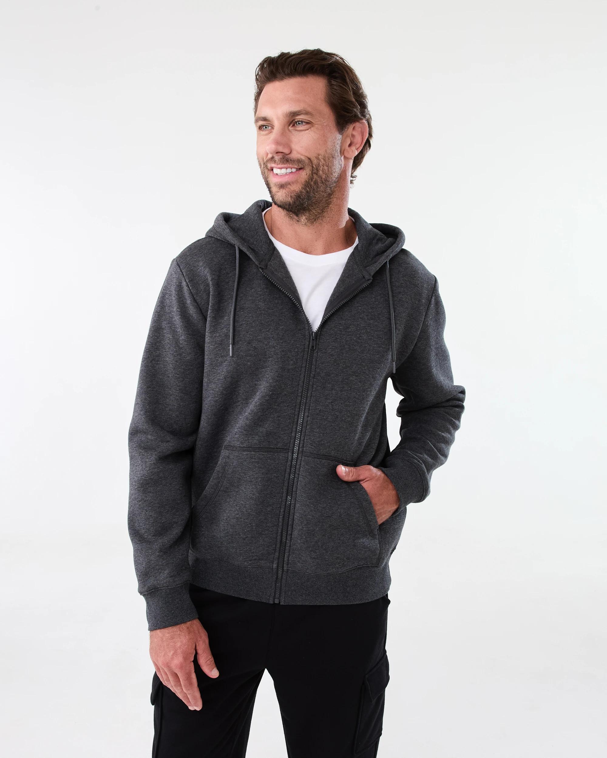 2 Zip Through Hoodie Gry Chmrle, 2 of 8