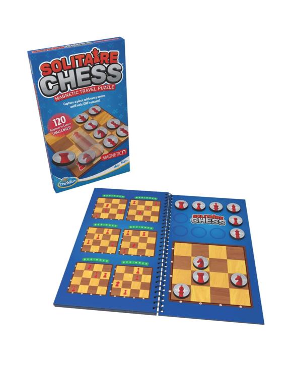 Solitaire Chess Magnetic Travel Puzzle Game