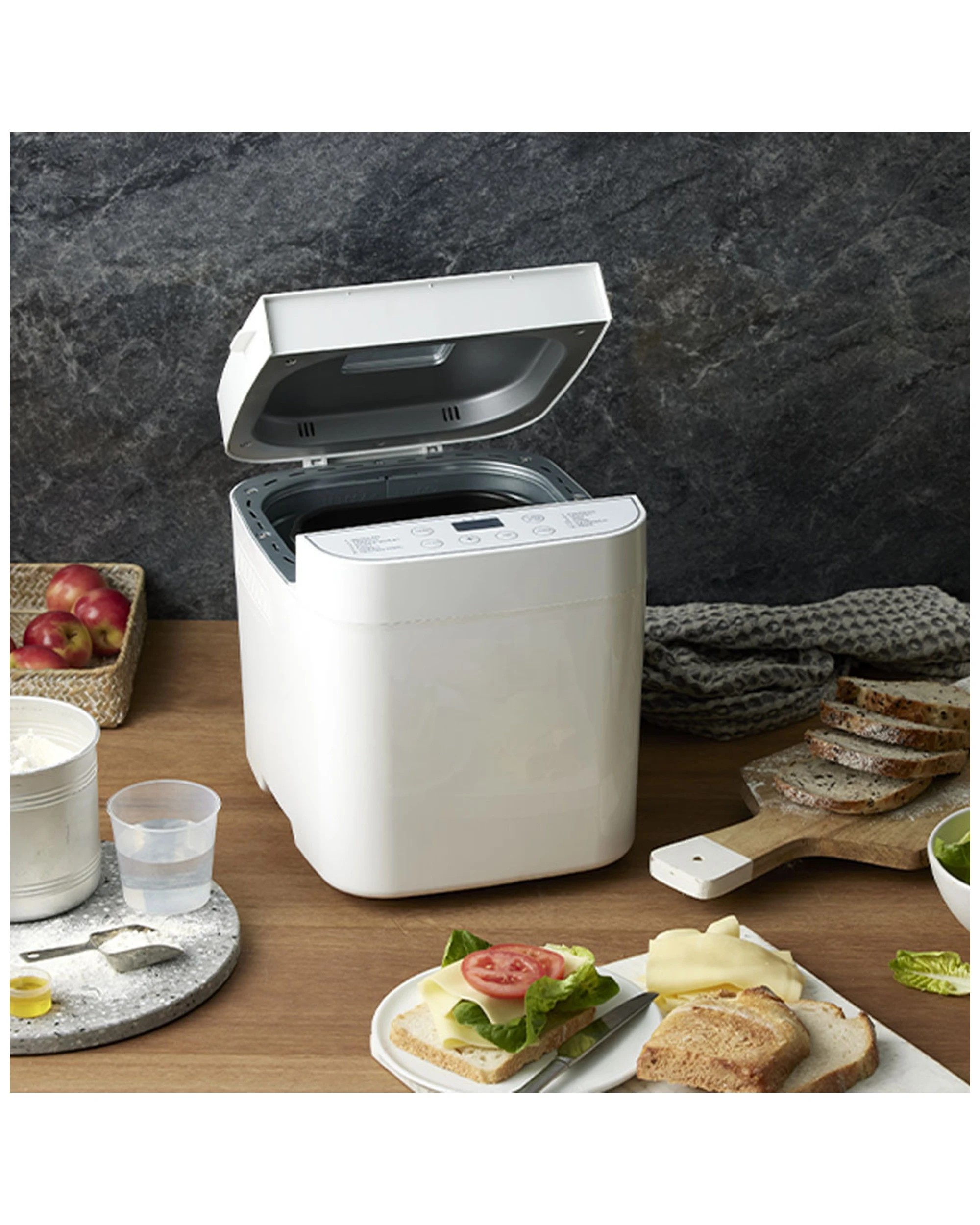 4 Morphy Richards Electric Non Stick Home Compact Bread Maker 12 Programs 550w
 - White, 4 of 9