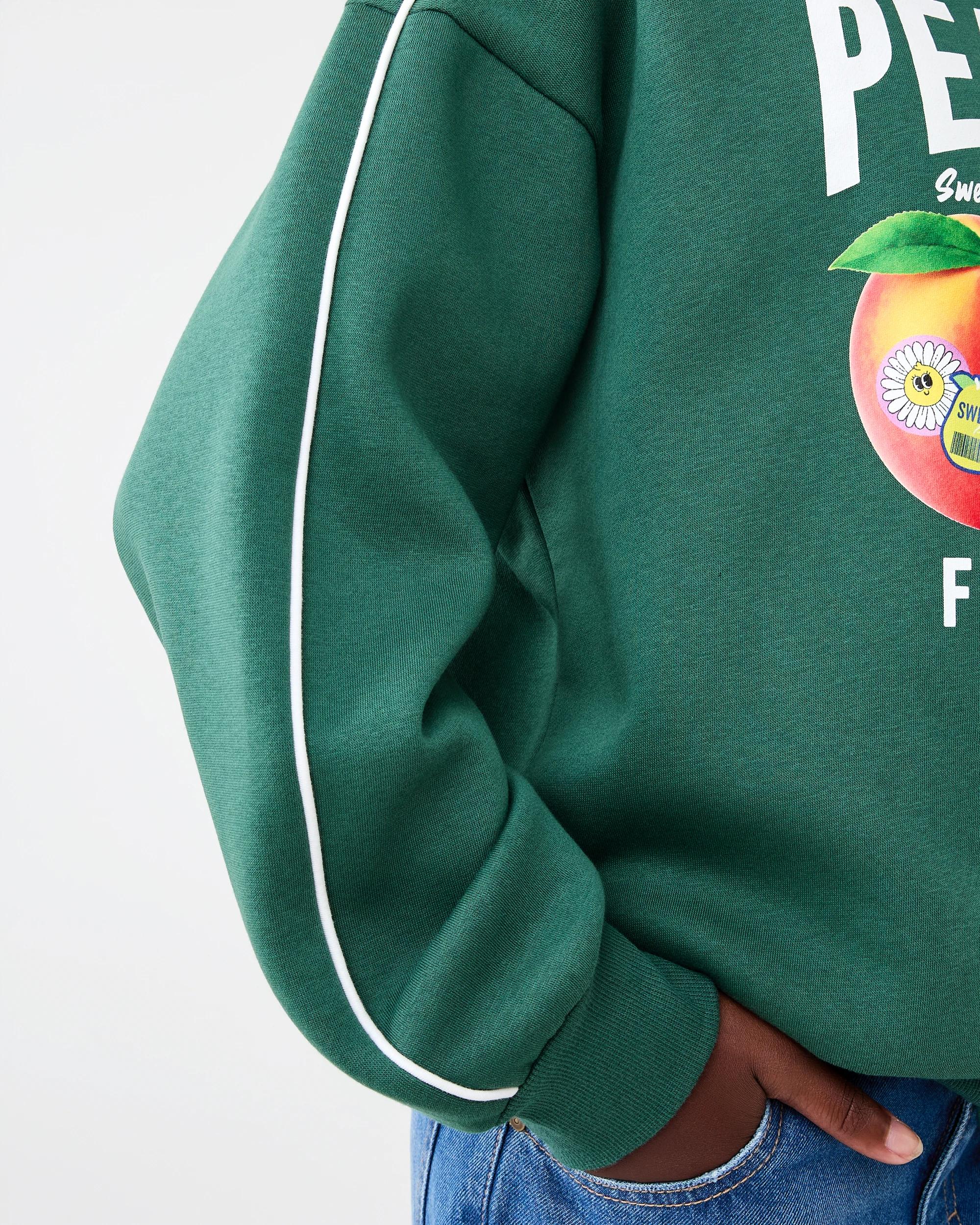 5 Oversized Hoodie Grn Peach, 5 of 8