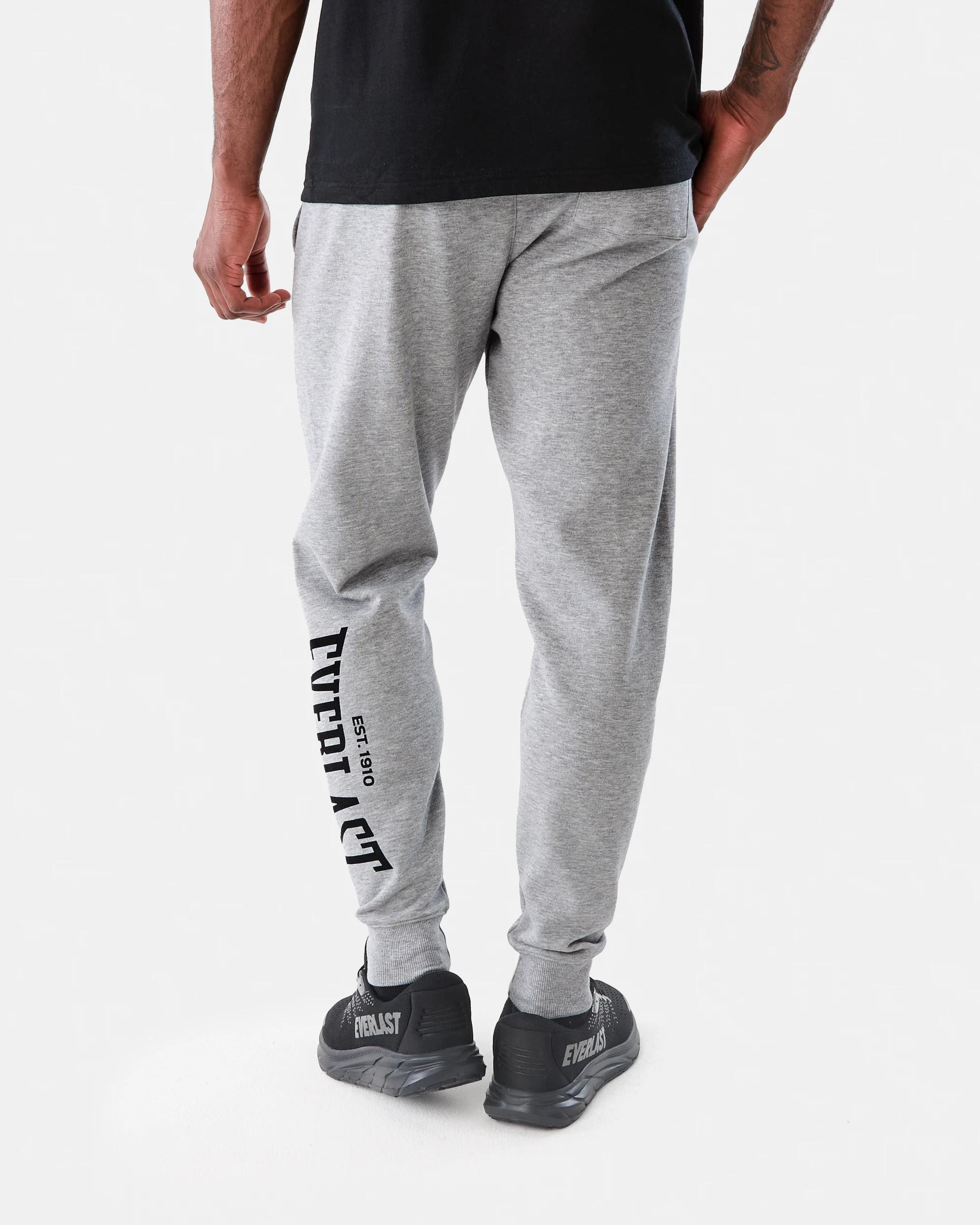 3 Everlast Mens Block Trackpants Ash Grey, 3 of 7