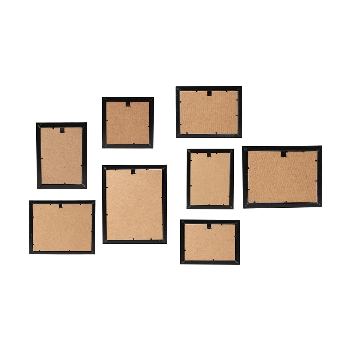 3 8 Piece Wall Photo Frame Set - Black, 3 of 10