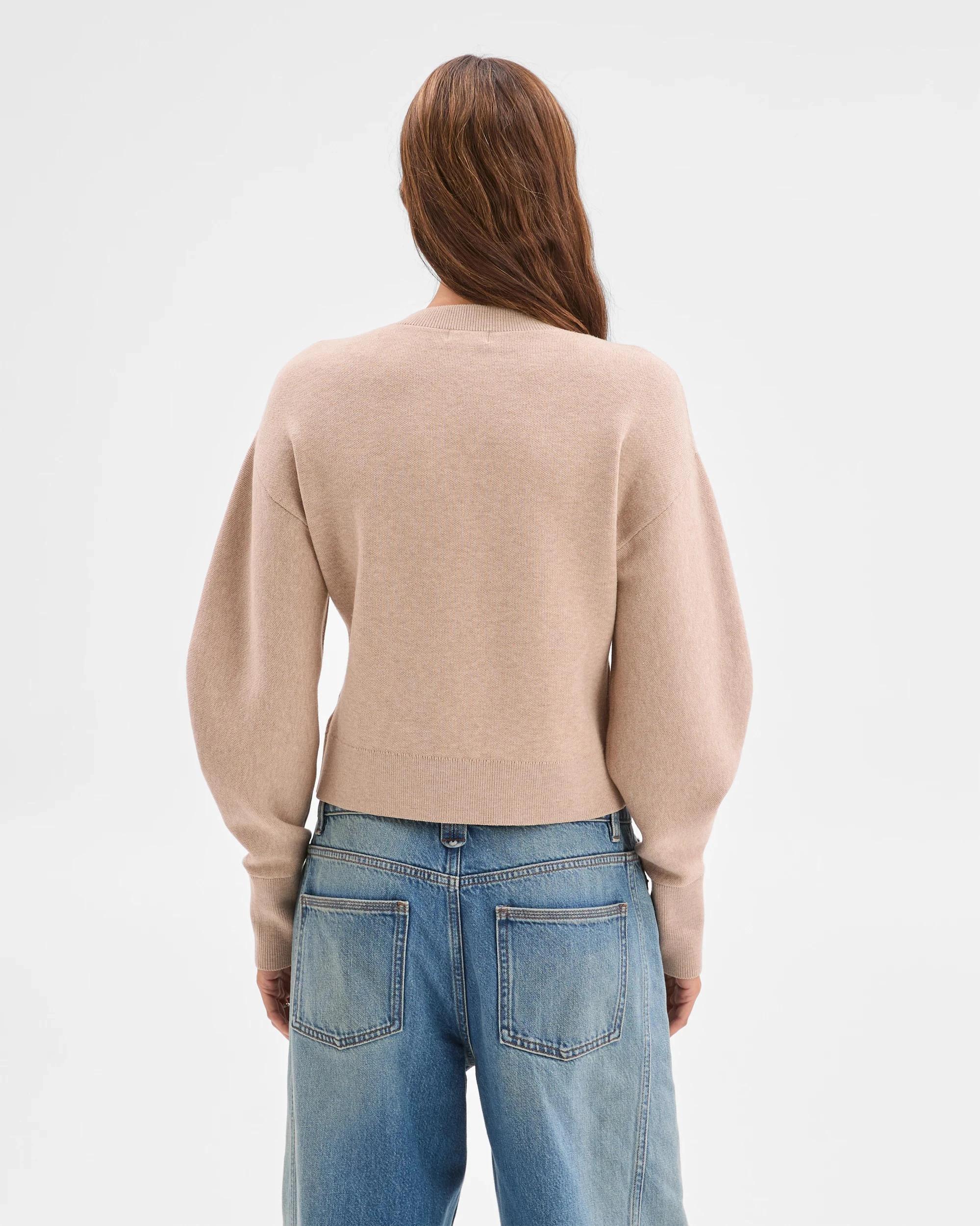 6 Lily Loves Long Cocoon Sleeve Cardigan PINE NUT, 6 of 6