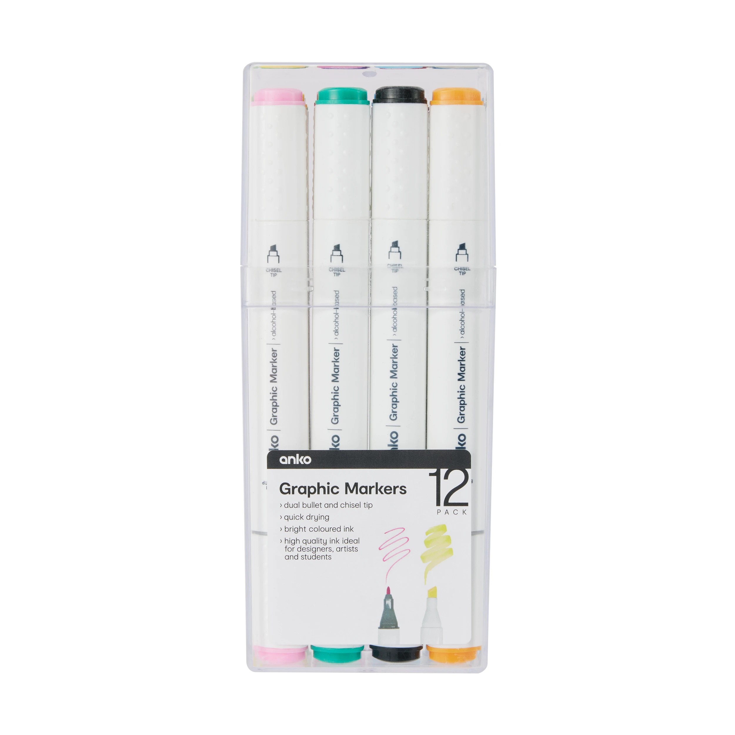 2 12 Pack Graphic Markers, 2 of 8