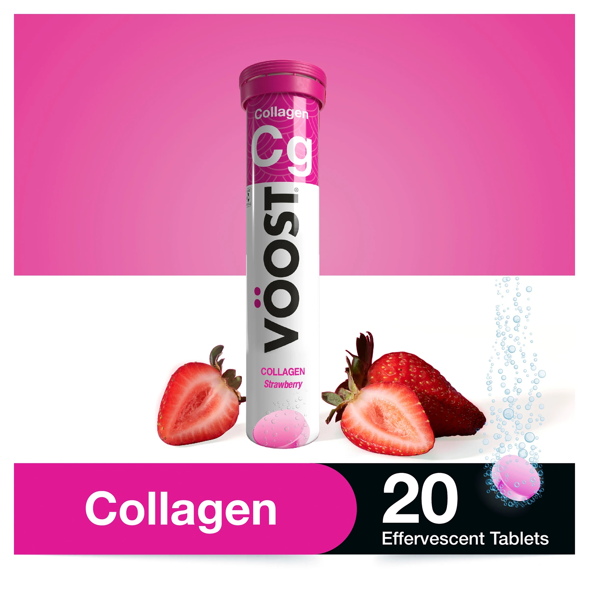 4 20 Pack Voost Collagen Effervescent Tablets, 4 of 9