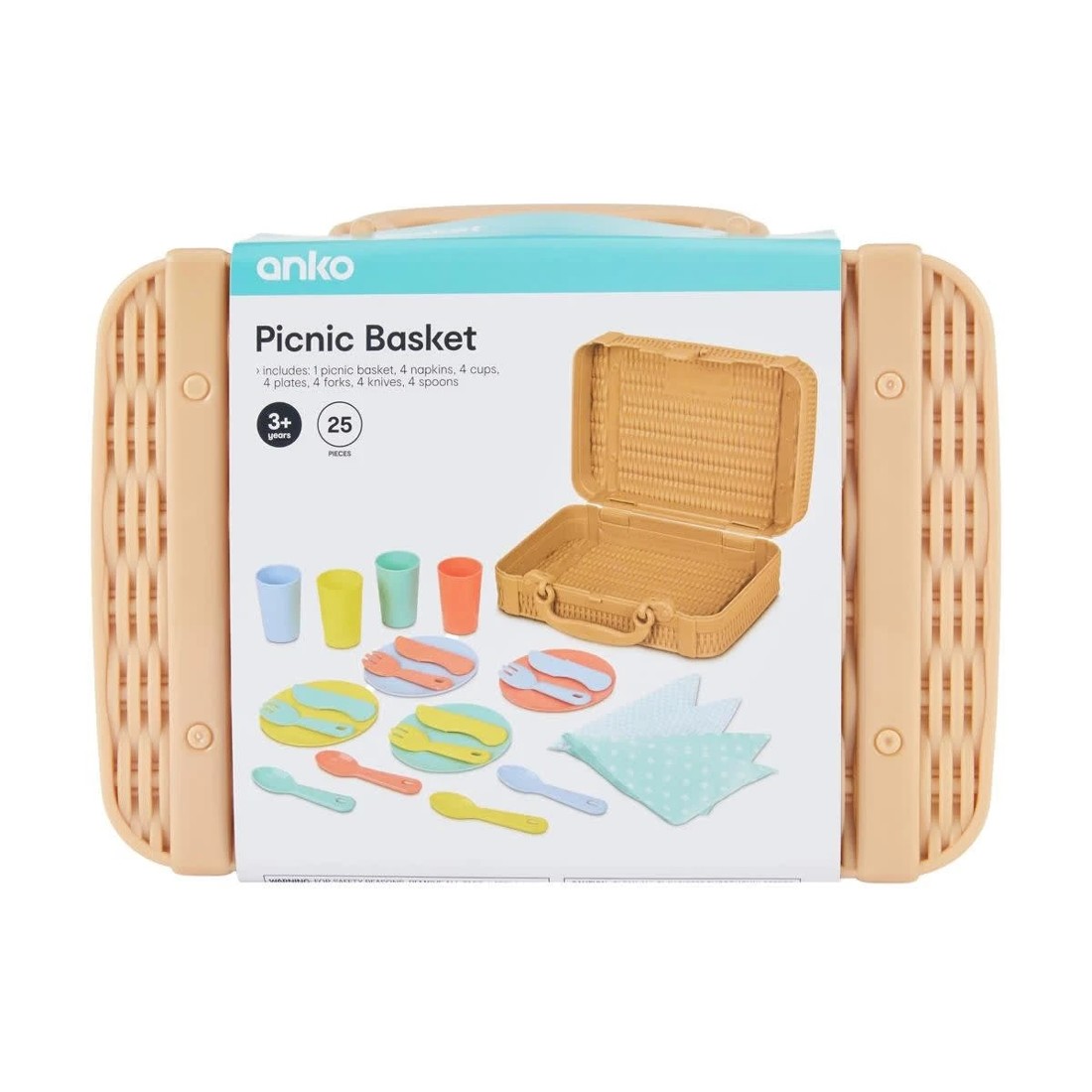 1 25 Piece Picnic Basket, 1 of 5