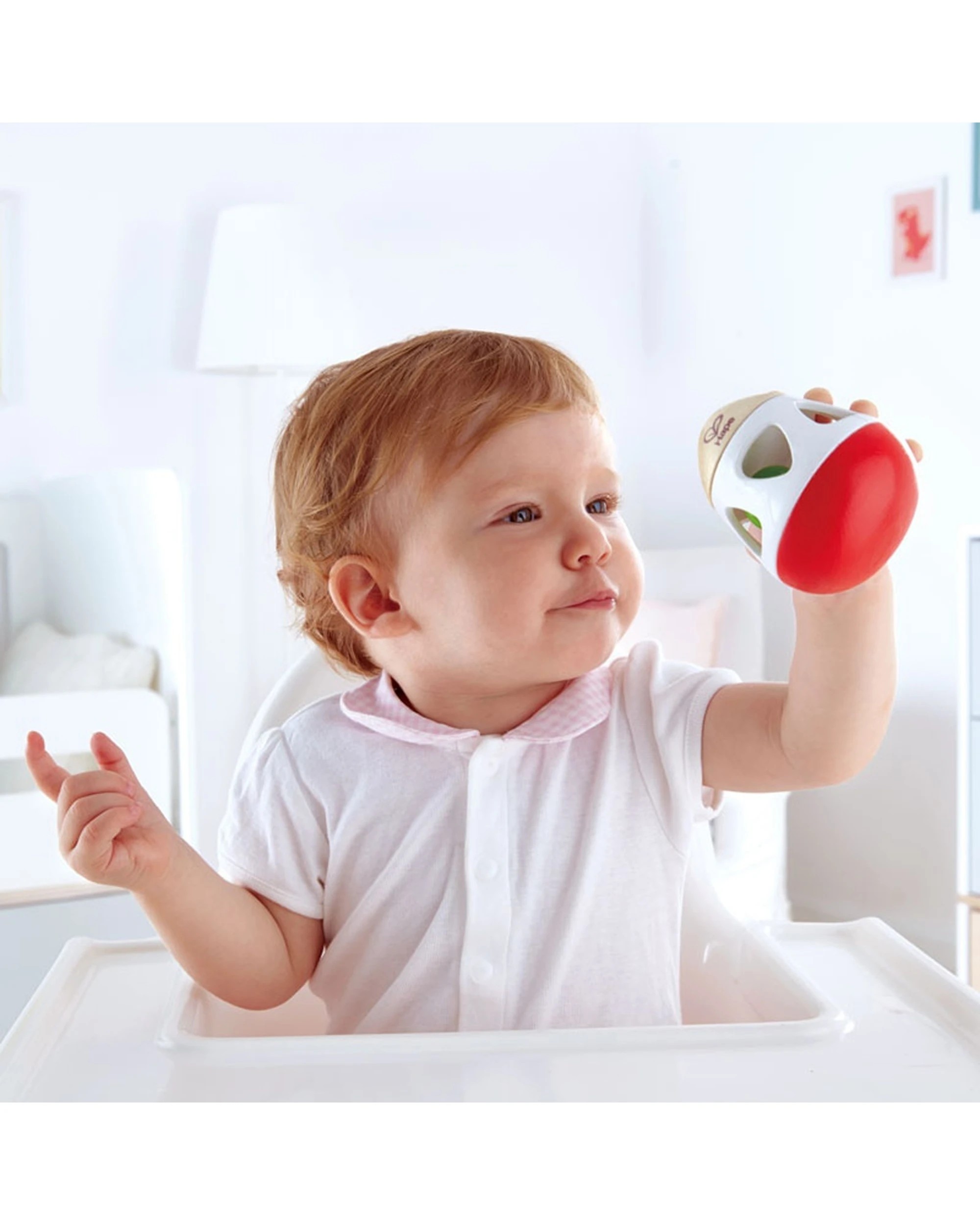 3 Hape Bell Rattle Egg Baby Toy With Sound Suitable For Infant Development Toy - Multi, 3 of 3