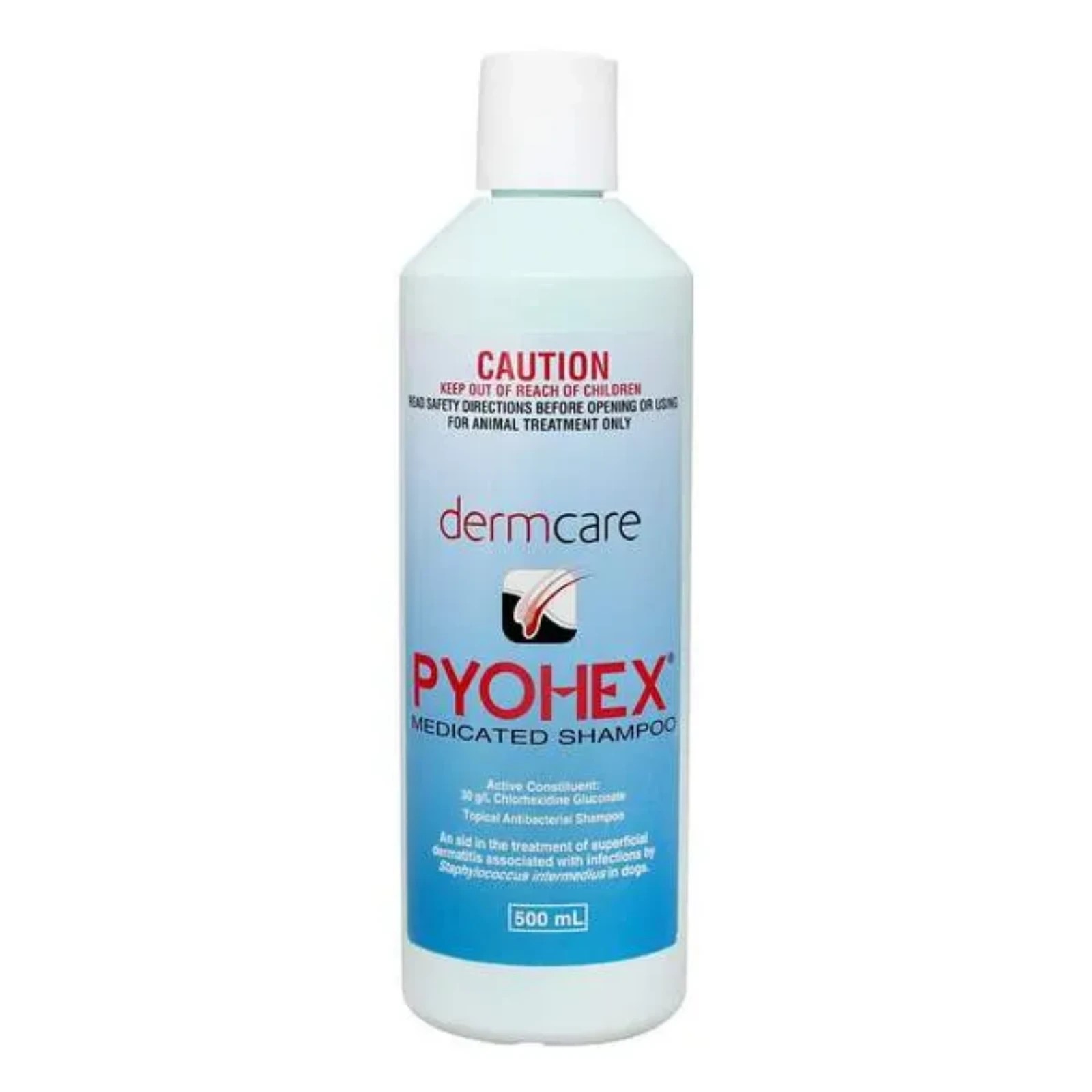 1 Dermcare Pyohex Medicated Shampoo - 500ml, 1 of 2