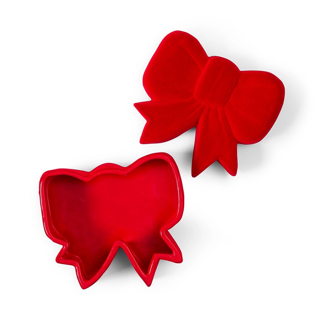 2 Ceramic Bow Trinket Box, 2 of 5