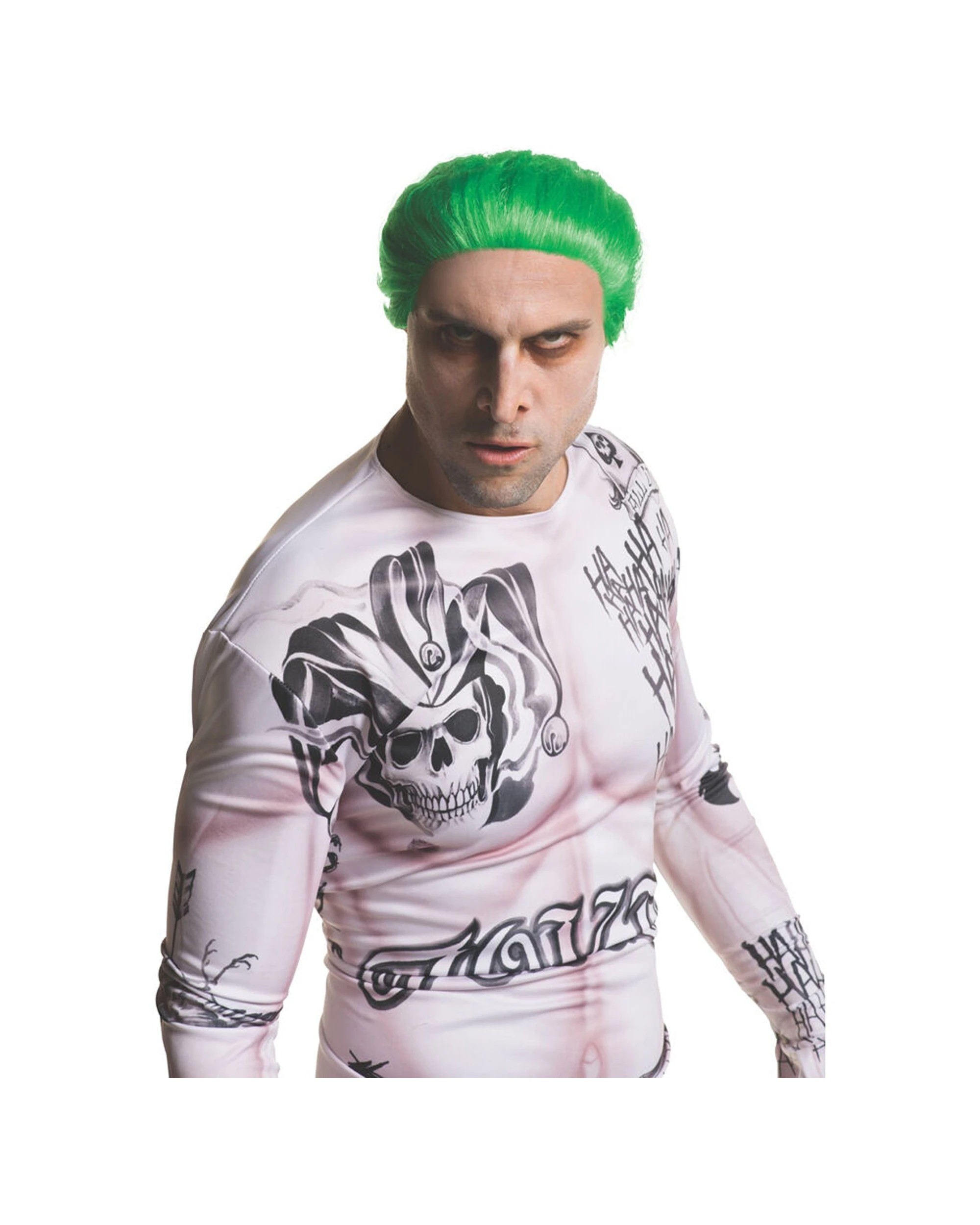 1 DC Comics The Joker Wig Adult Headwear Accessory - Green, 1 of 2