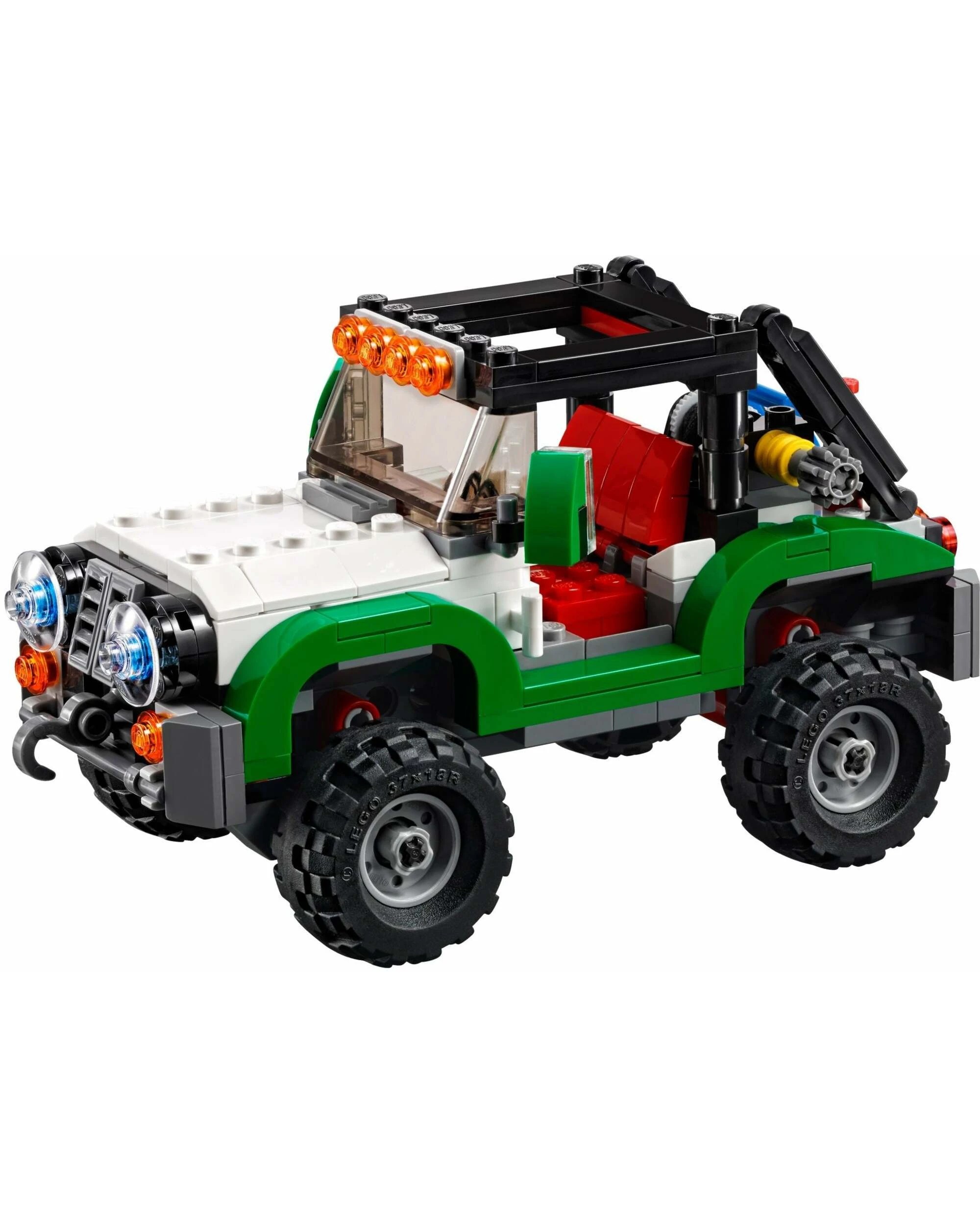 4 LEGO 31037 3-in-1 Adventure Vehicles: Offroader, Hovercraft, Helicopter, 4 of 5