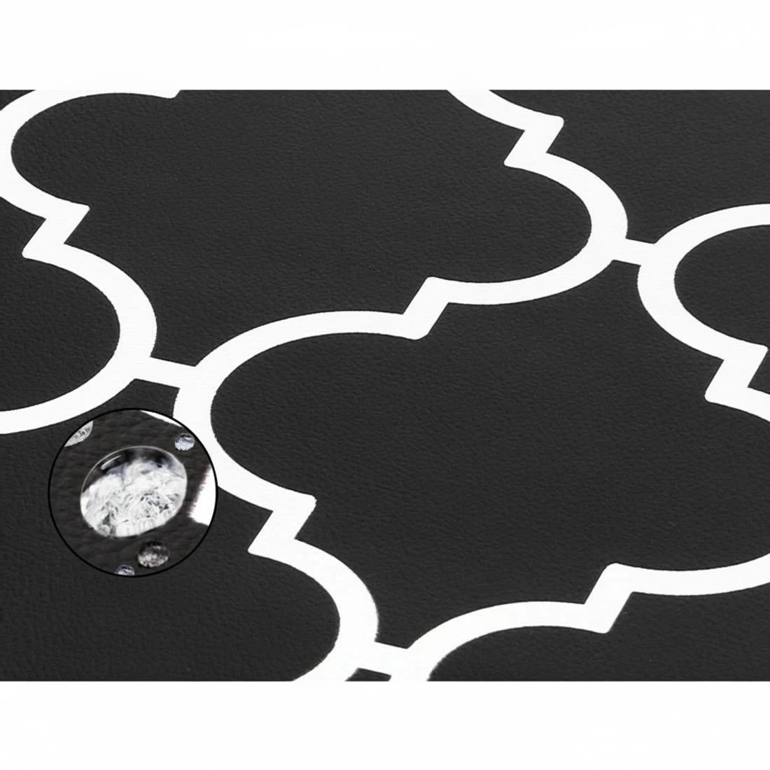 5 Artiss Kitchen Mat 45x75cm PVC Floor Rug Carpet - Black, 5 of 7