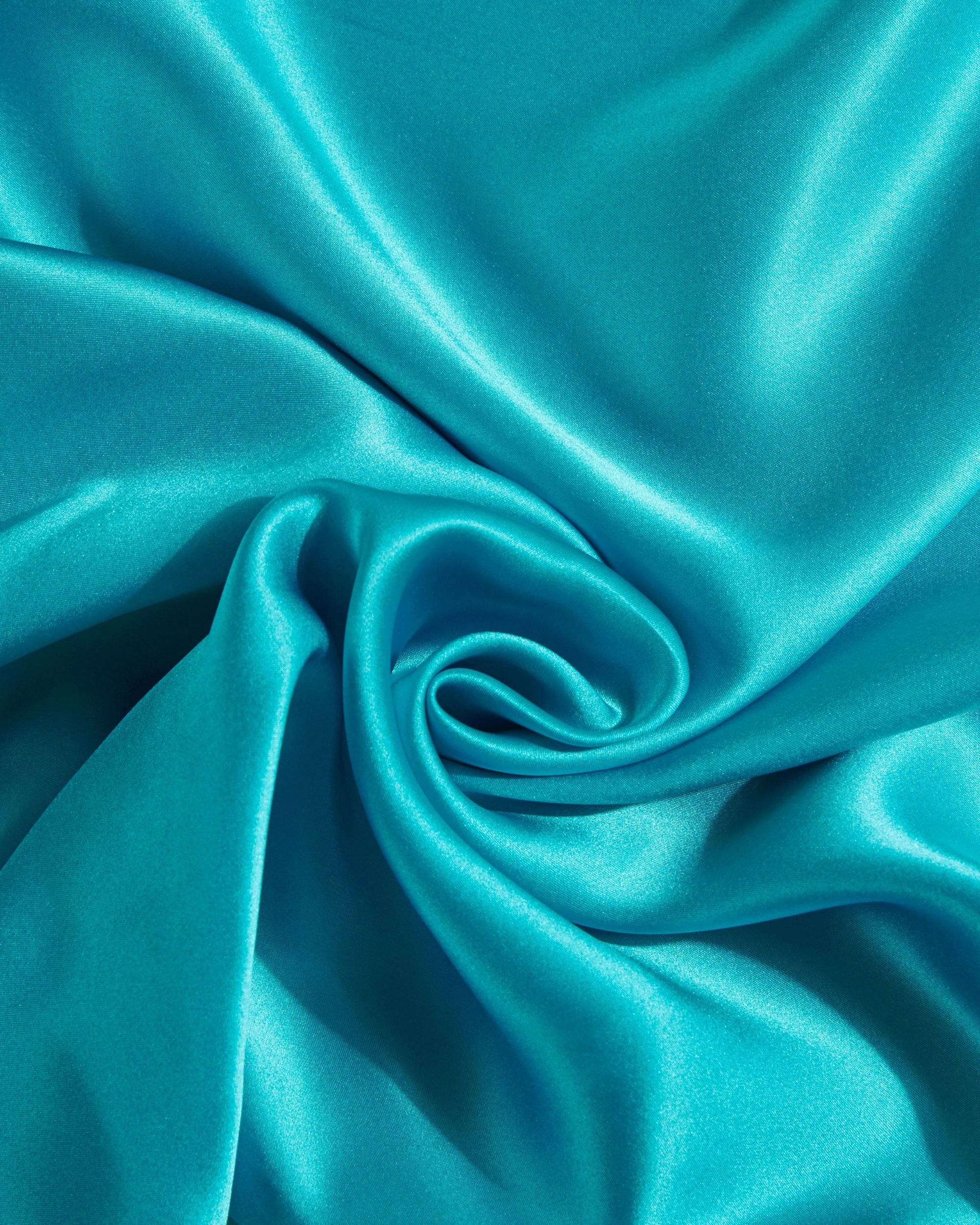 3 Gioia Casa 2-Pack Mulberry Silk Pillowcases Soft Hypoallergenic - Teal, 3 of 4
