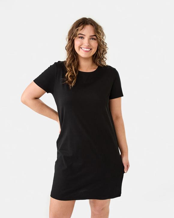 Short Sleeve Relaxed T-shirt Mini Dress