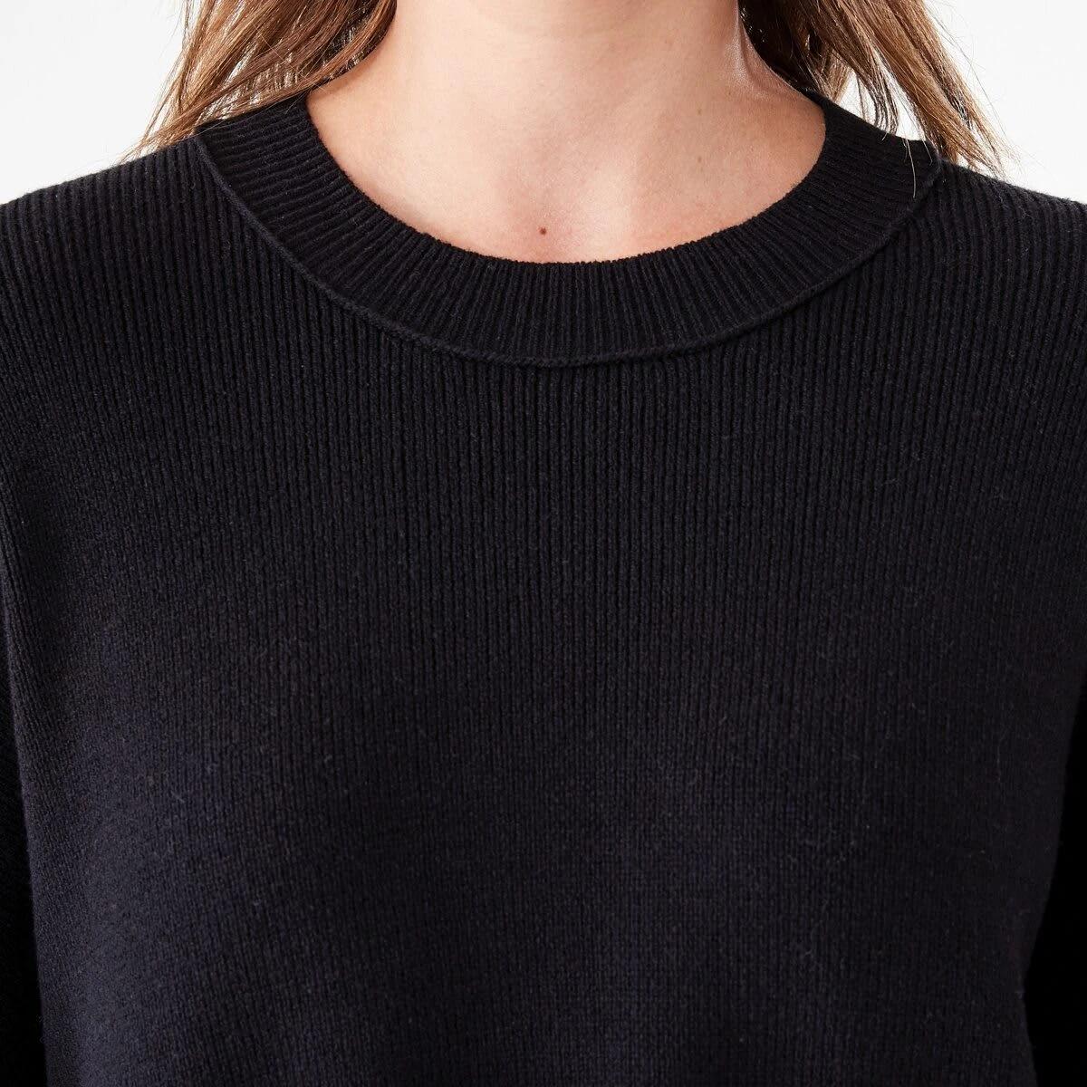 5 Oversized Crew Neck Jumper BLACK, 5 of 7