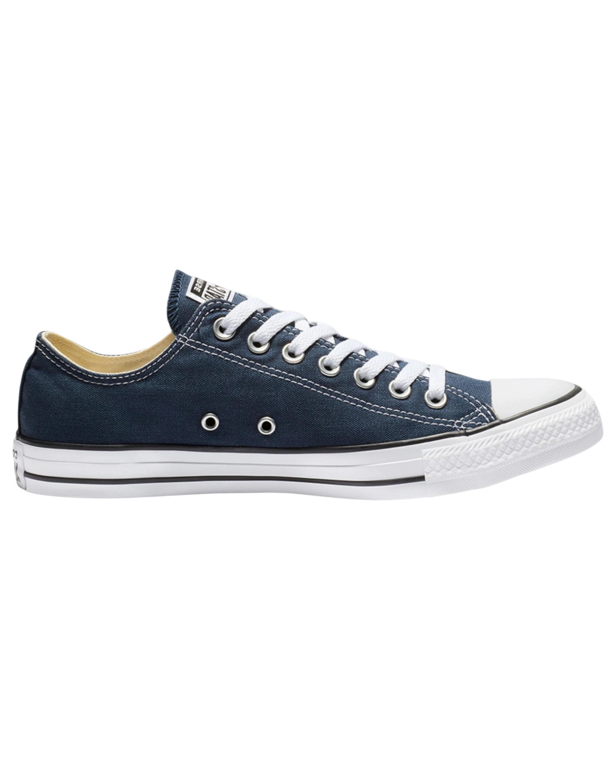 1 Converse Mens Chuck Taylor All Star Low Lace Up Casual Shoe NAVY, 1 of 6
