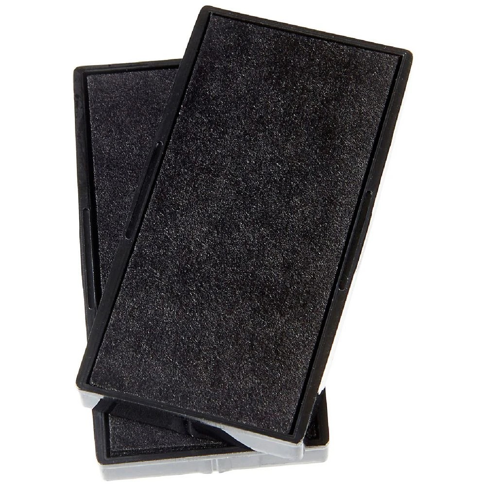 1 Deskmate Replacement Ink Pad DIY 5 Lines 3/4mm Text Black, 1 of 2