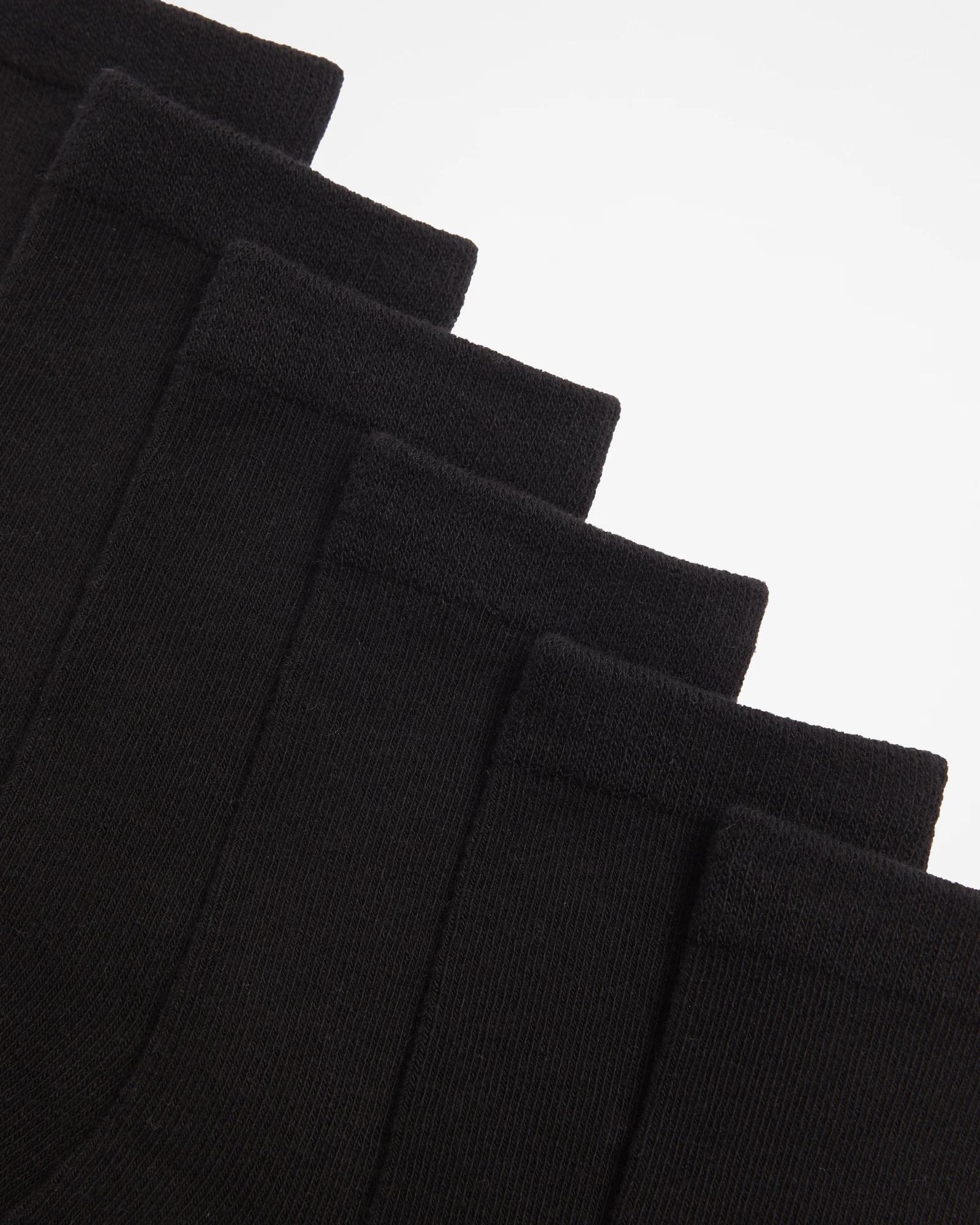 2 Maxx School Crew Socks 6 Pack BLACK, 2 of 3