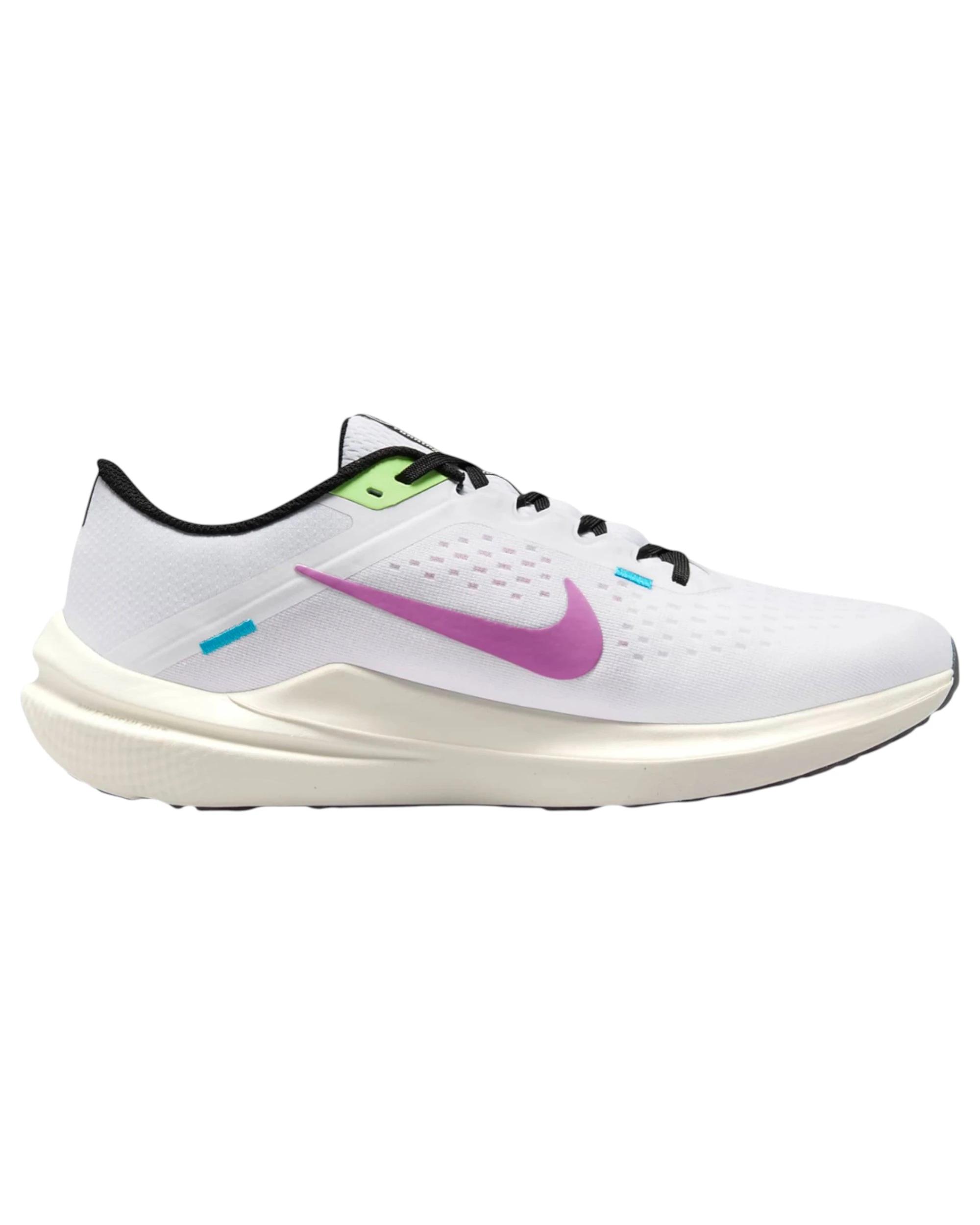 1 Nike Mens Air Winflo 10 SE White Multi Coloured Athletic Running Shoes WHITE, 1 of 8