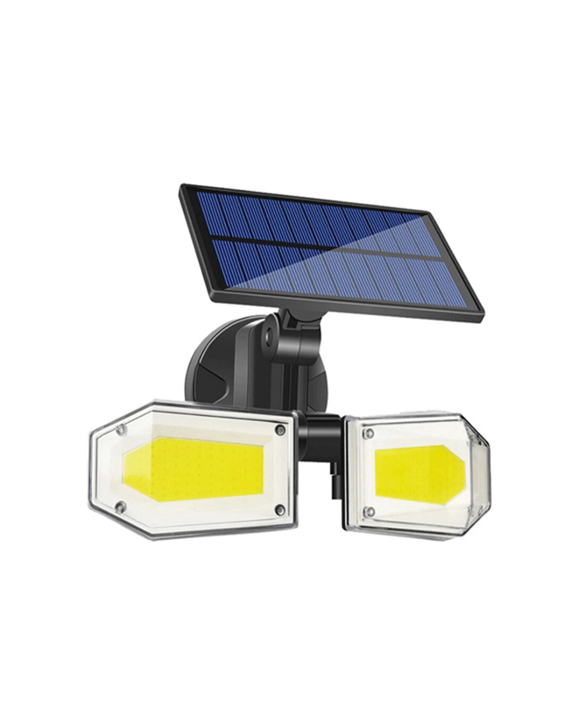 1 Sansai Outdoor Motion Activated Adjustable Solar Powered 2.5W LED Sensor Light - Black, 1 of 3
