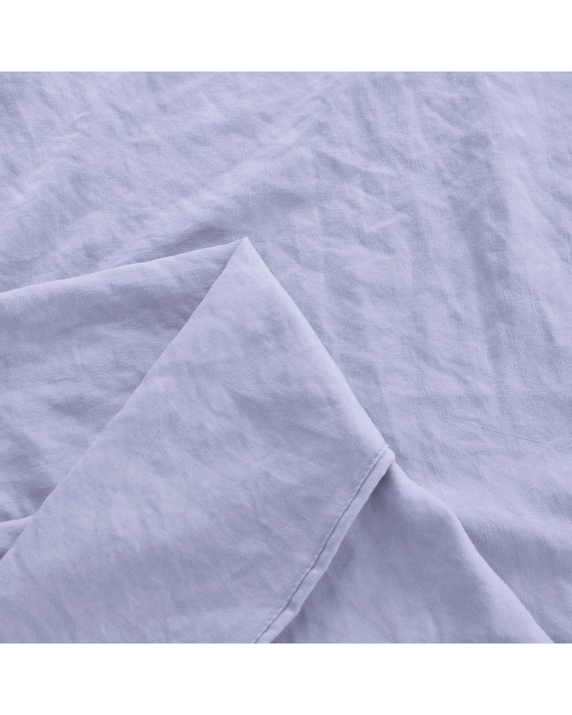 5 Dreamaker Superfine Washed Microfibre Sheet Set - Super King Bed - Lilac, 5 of 7